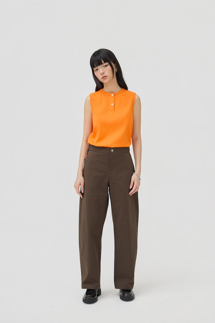 SAGYO TROUSERS - CHOCOLATE - BEV C multi label store