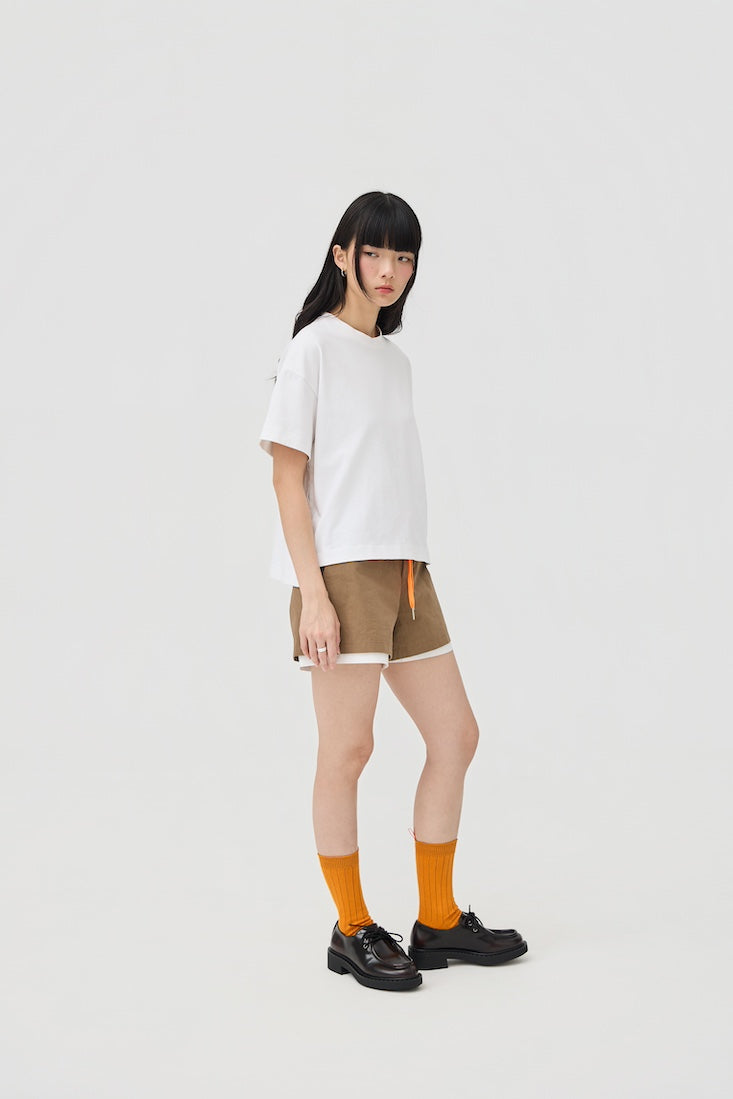 SOKKO ZIP TEE - OPTIC WHITE - BEV C multi label store