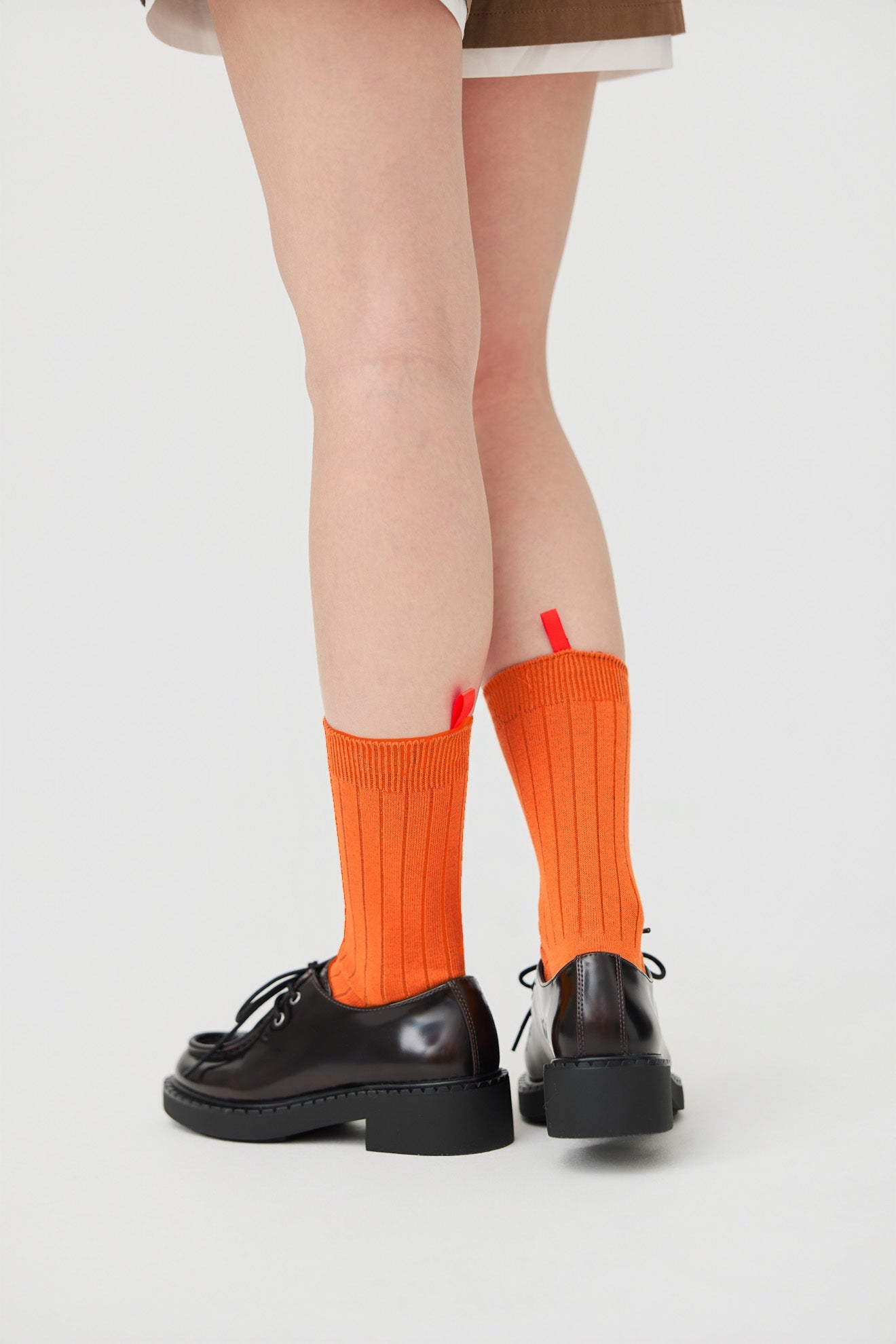 TAB CREW SOCKS - ORANGE - BEV C multi label store