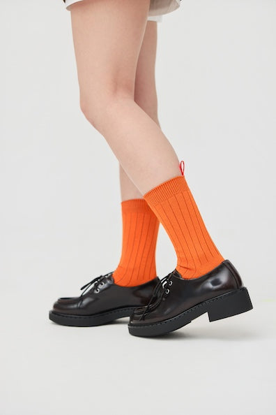 TAB CREW SOCKS - ORANGE - BEV C multi label store