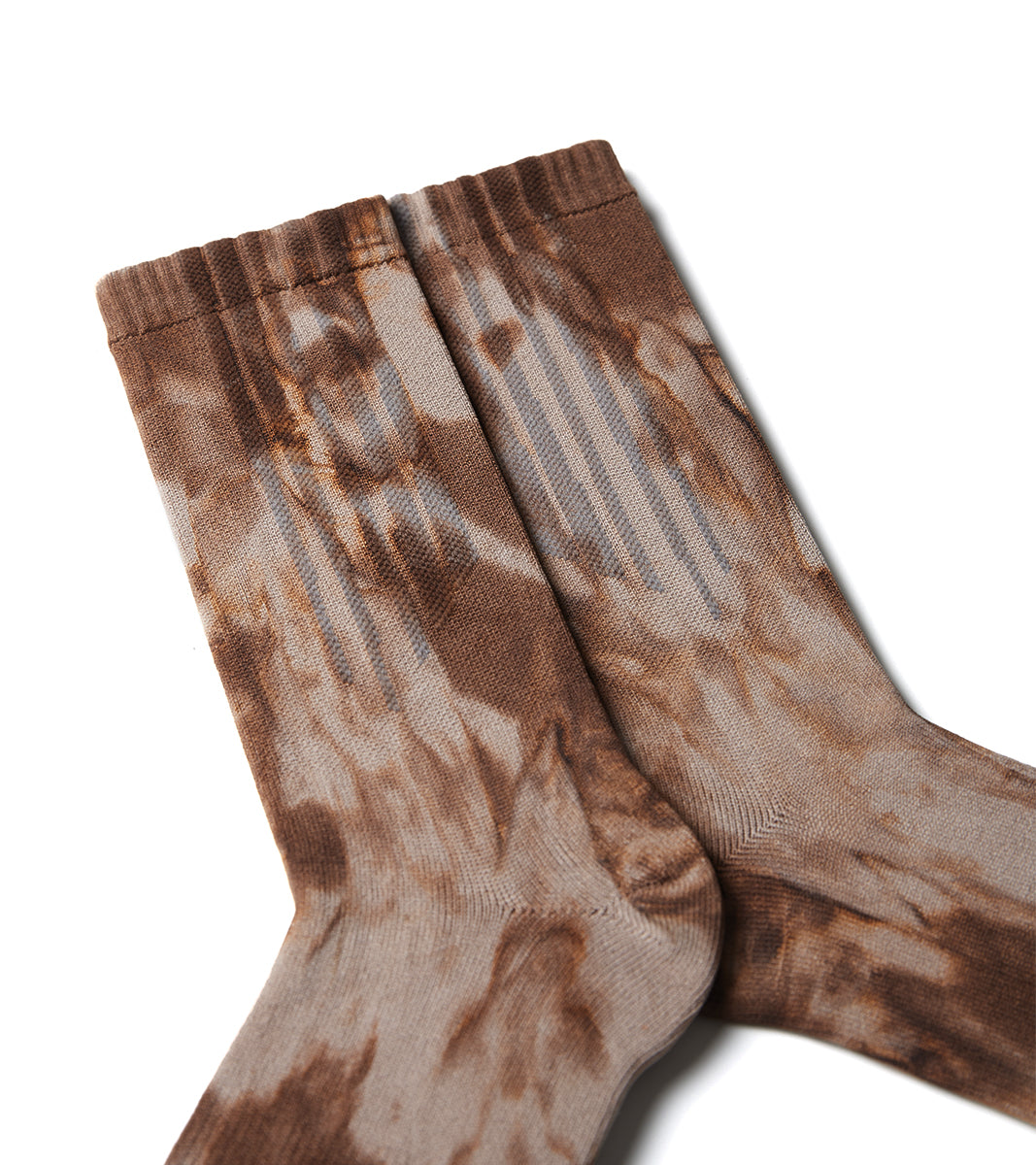 Spot dye Crew Tech Socks - Spot Sulfur - BEV C multi label store