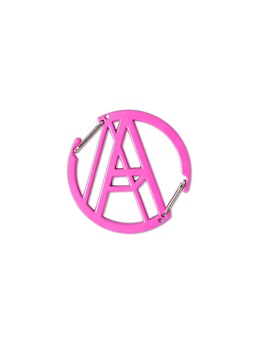 A LOGO 2-WAY CARABINER PINK - BEV C multi label store