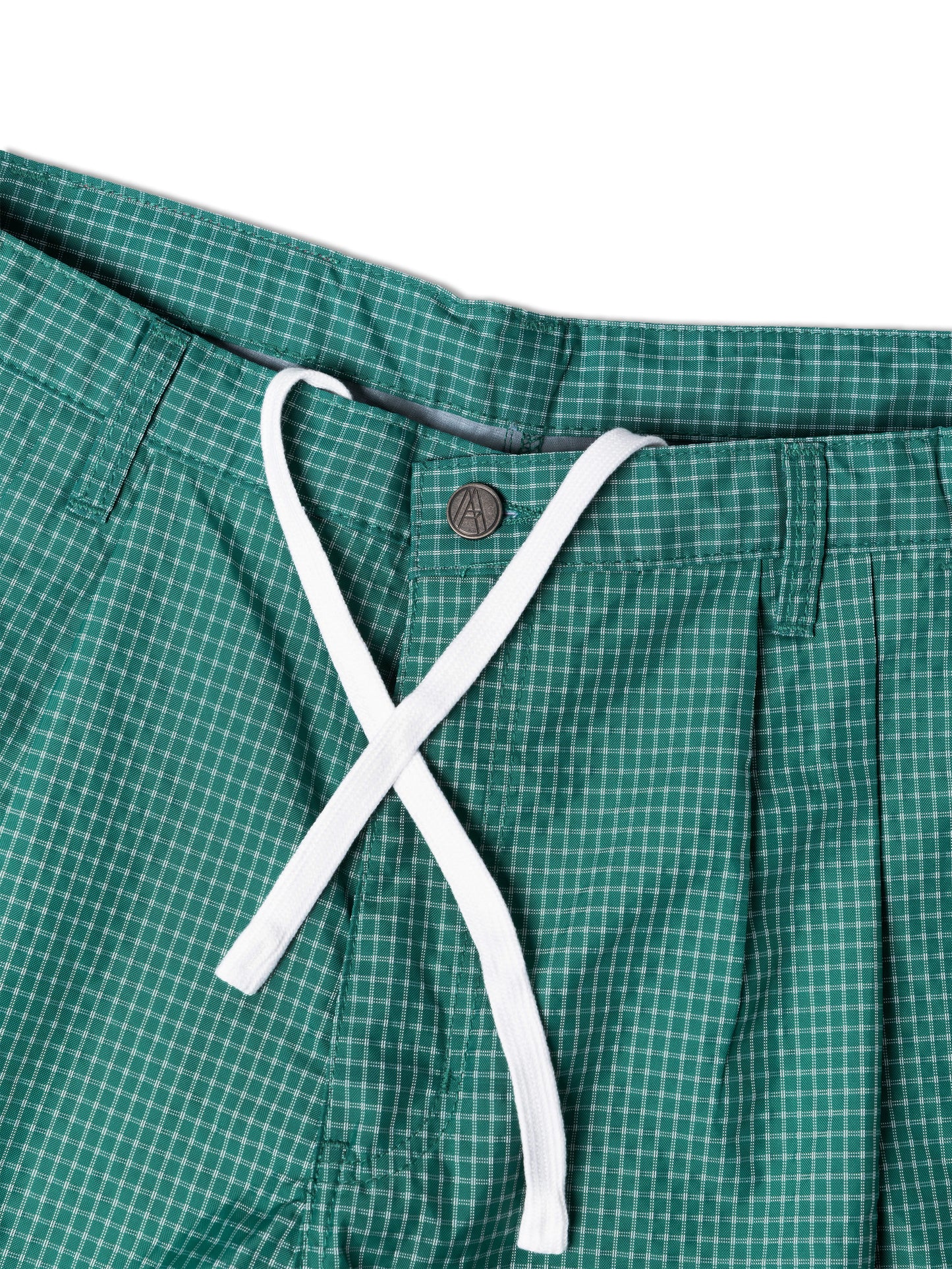 NYLON RIPSTOP MONEY SHORTS GREEN - BEV C multi label store