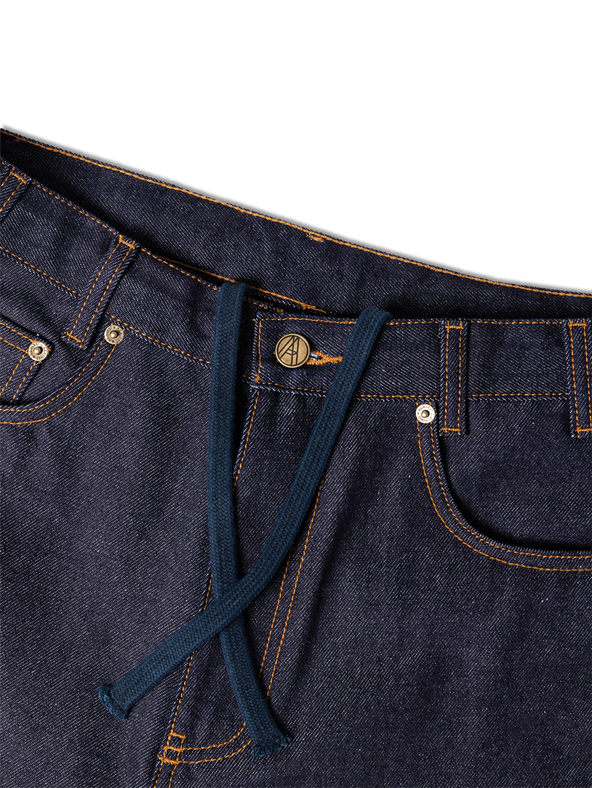 STAR LOGO RAW JEANS - BEV C multi label store
