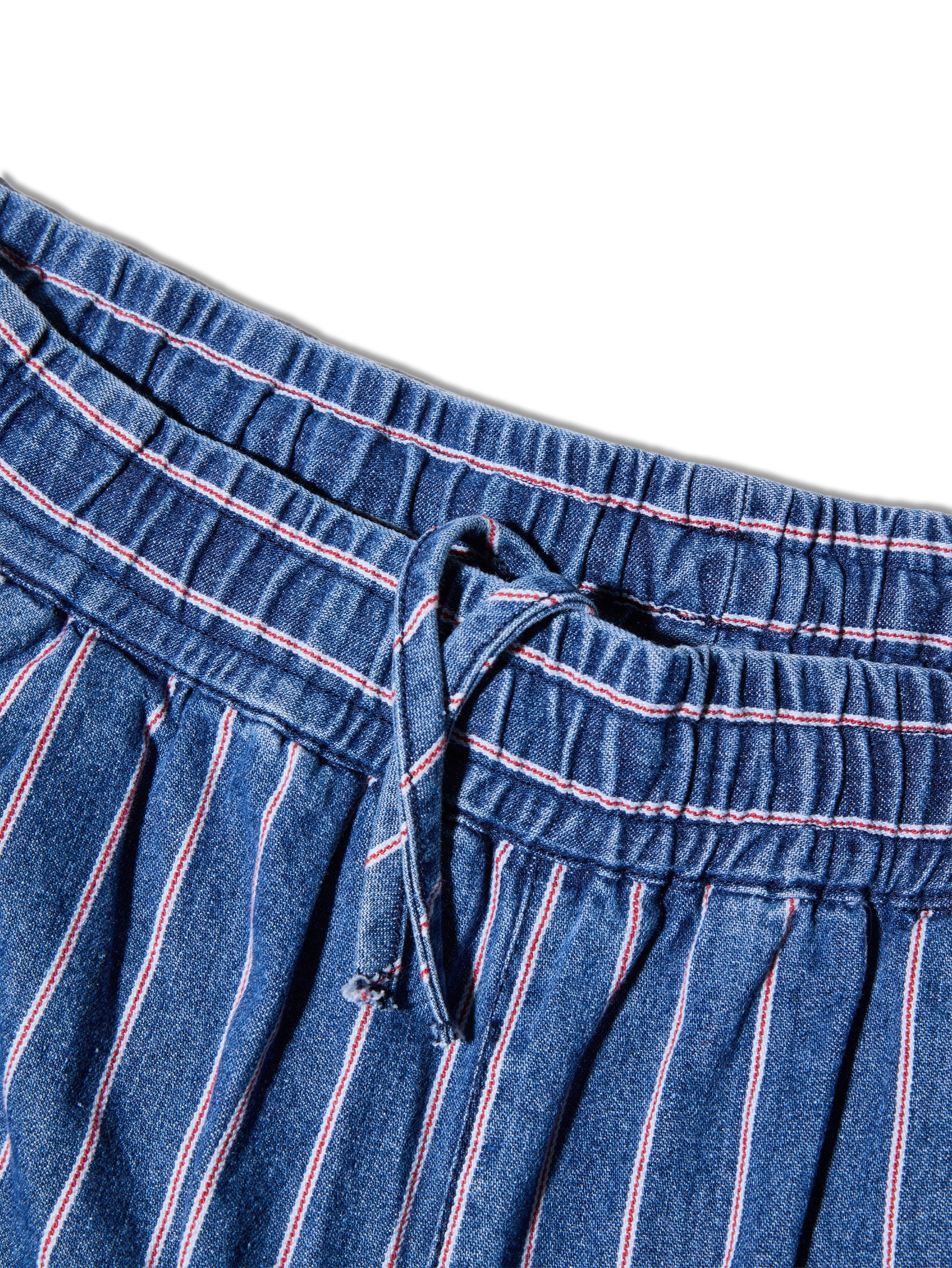 RELAXED MAFIA SHORTS DENIM - BEV C multi label store