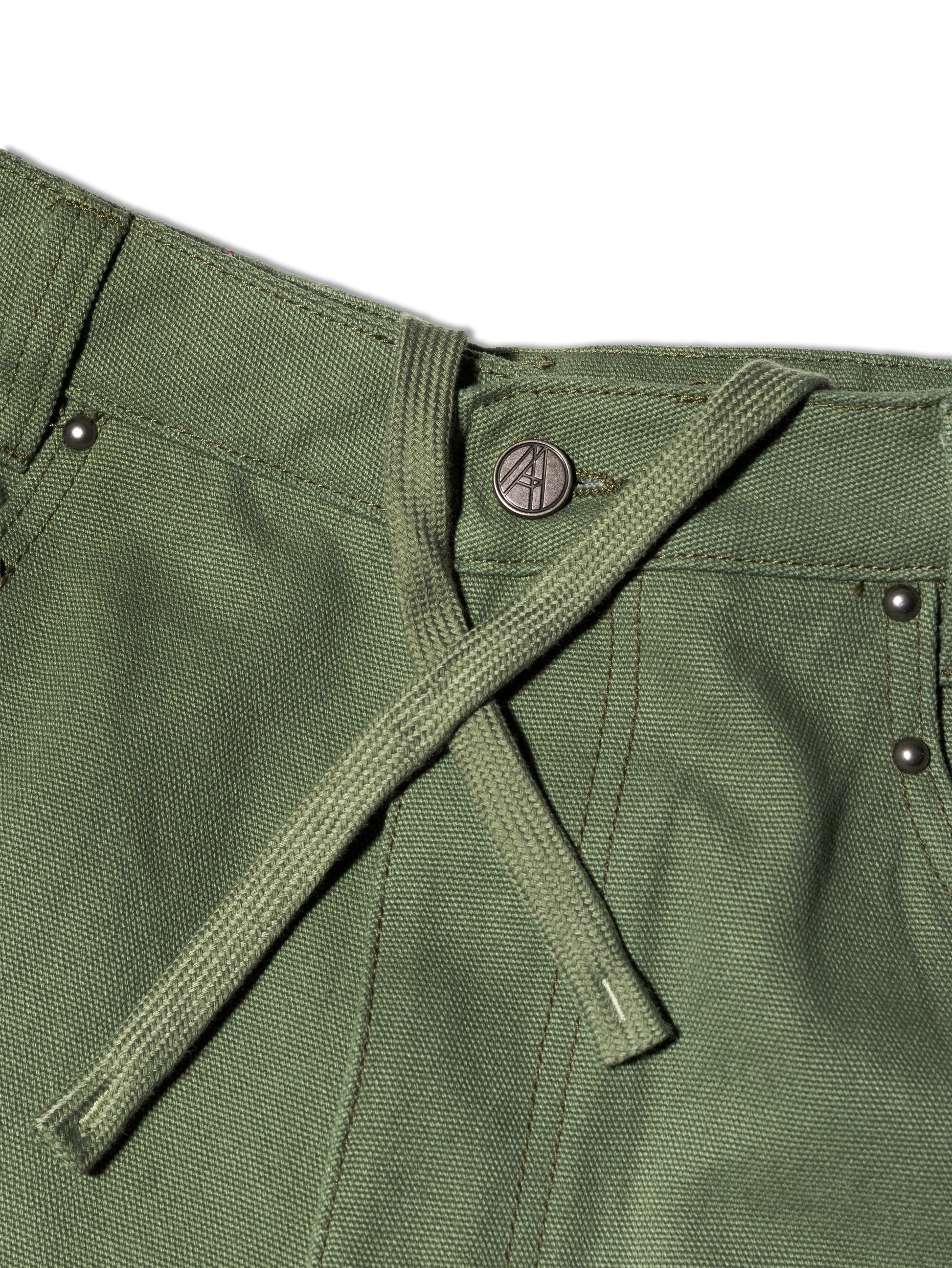 STUDDED YANKII PANTS GREEN - BEV C multi label store