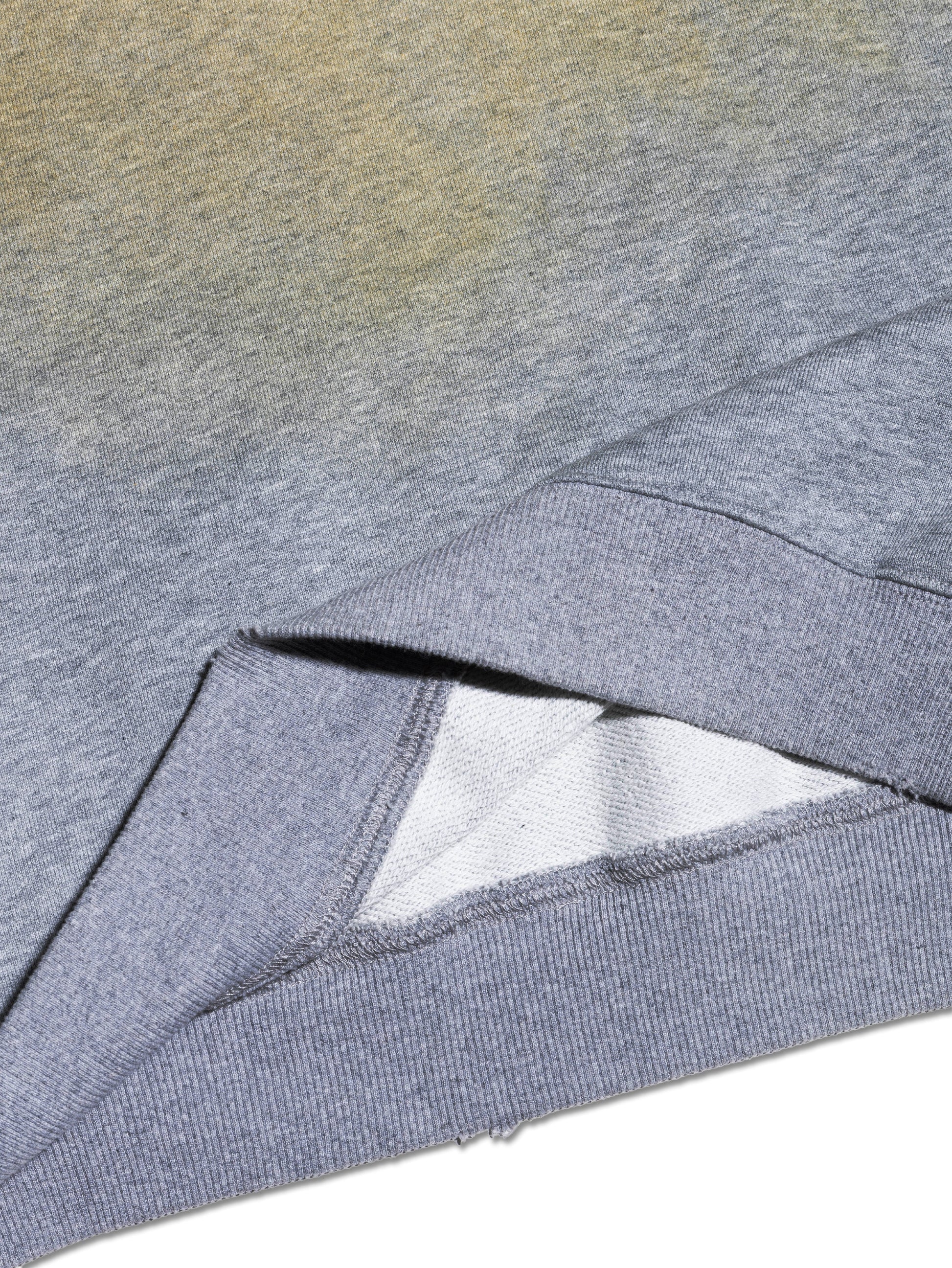 DISTRESSED VARSITY HOODIE GREY - BEV C multi label store