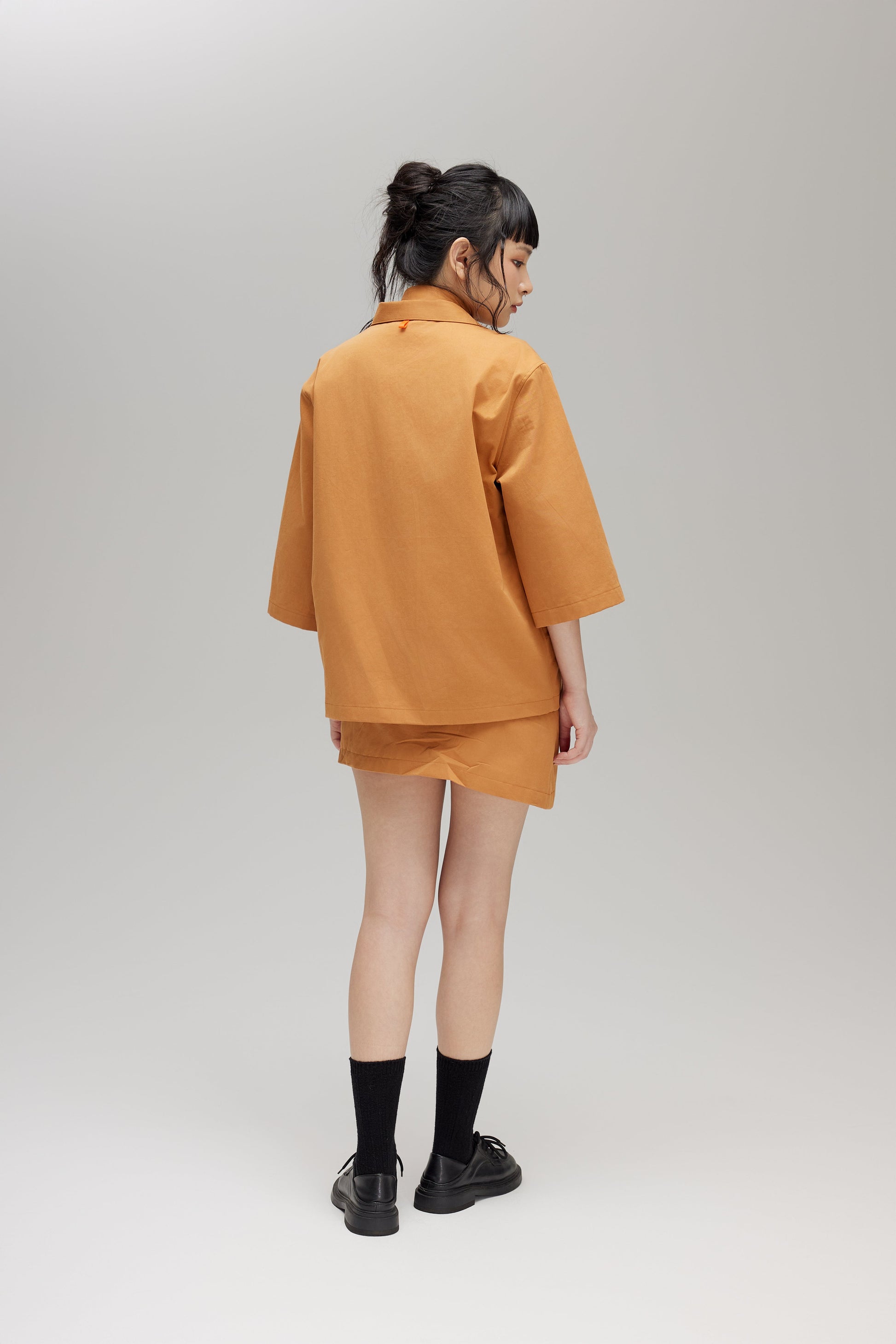 KIMONO TRENCH JACKET IN CARAMEL - BEV C multi label store