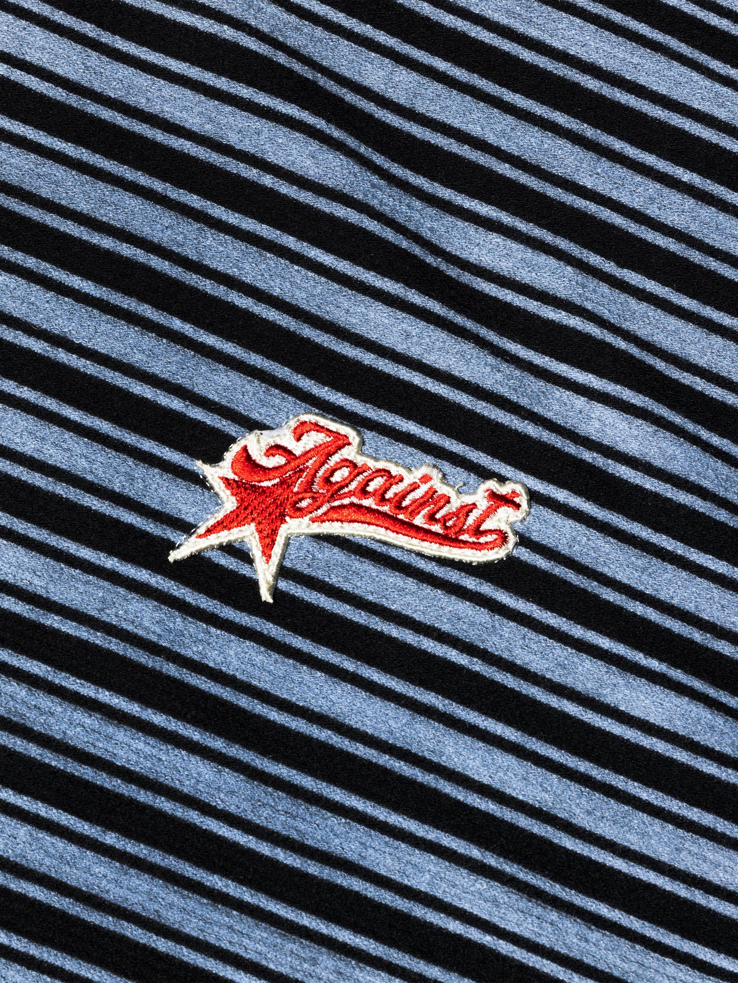 STRIPE STAR LOUNGE TEE BLUE BLACK - BEV C multi label store