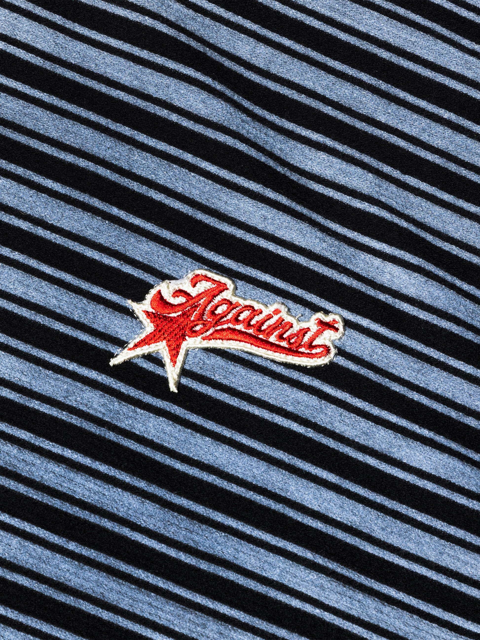 STRIPE STAR LOUNGE TEE BLUE BLACK - BEV C multi label store
