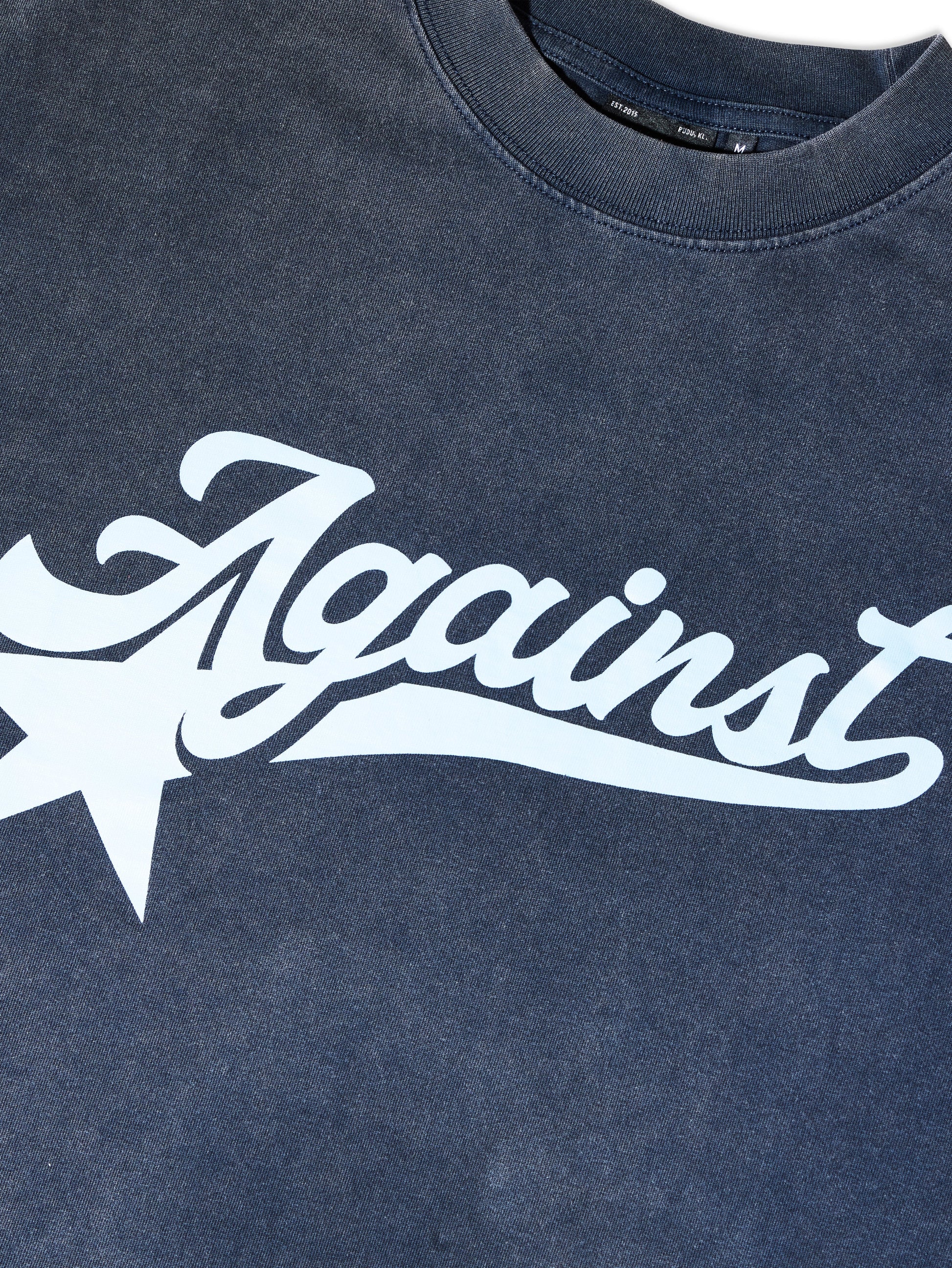 A-STAR WASHED BOXY TEE MIDNIGHT - BEV C multi label store