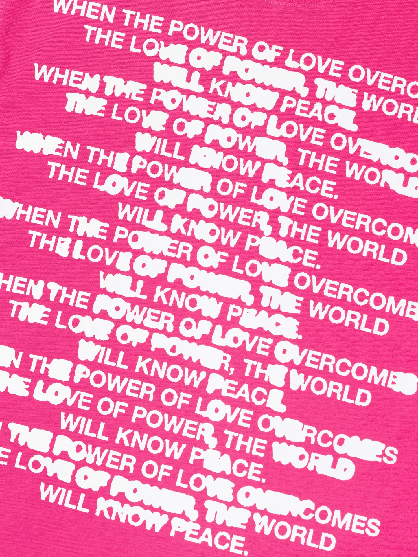 QUOTE BLEED TEE PINK