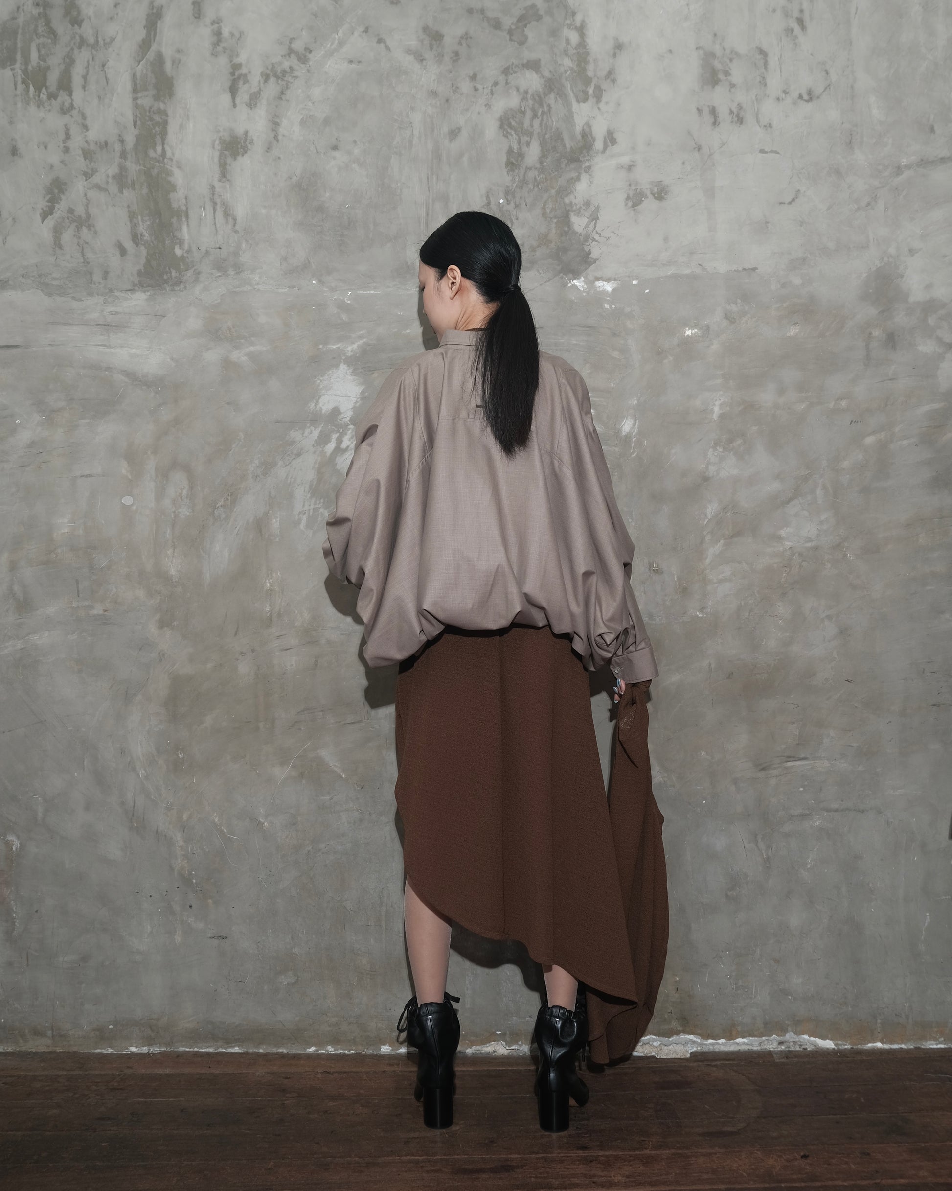 U Dress in Dark Brown - BEV C multi label store