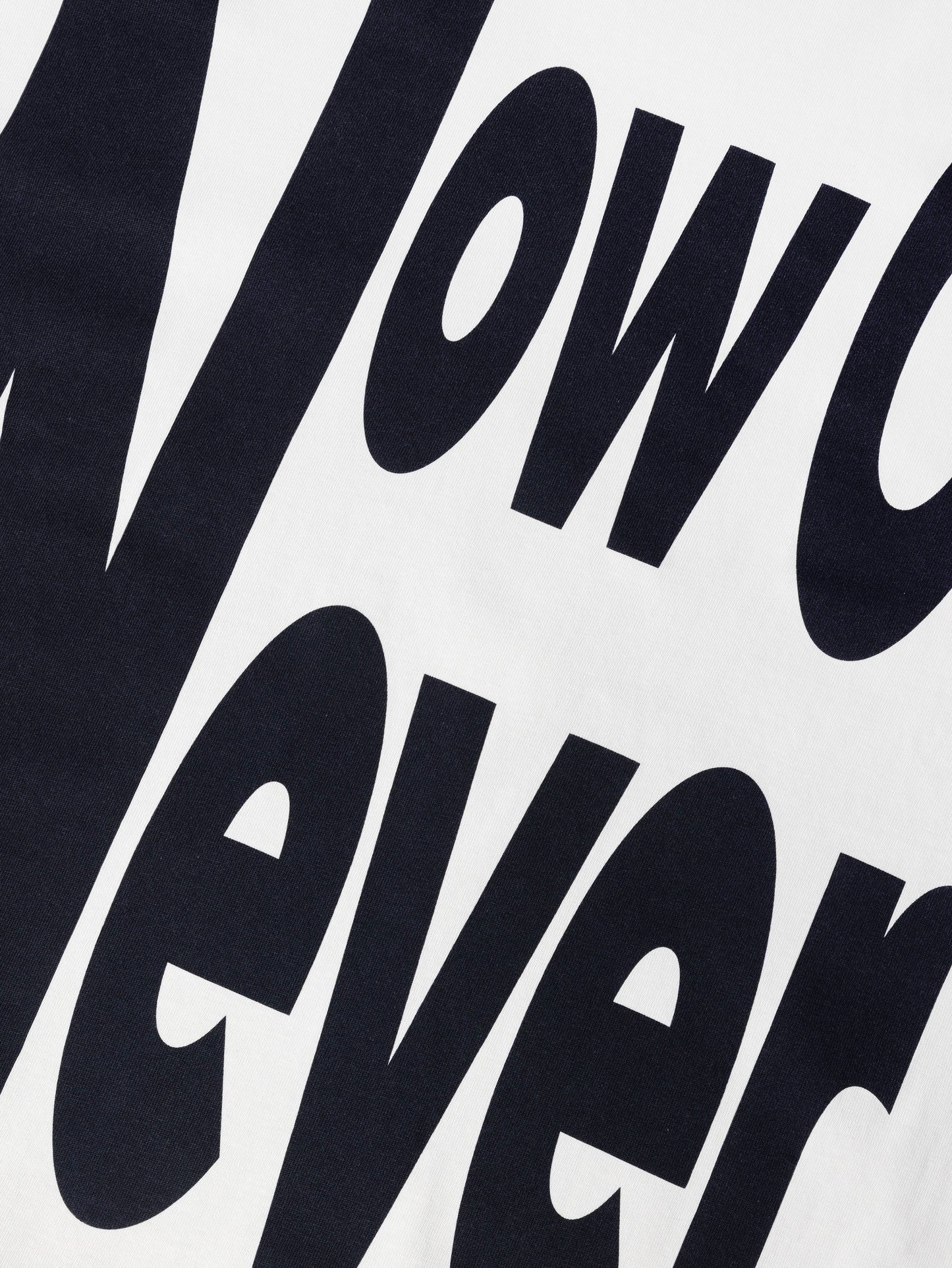 NOW OR NEVER TEE WASHED CREAM - BEV C multi label store