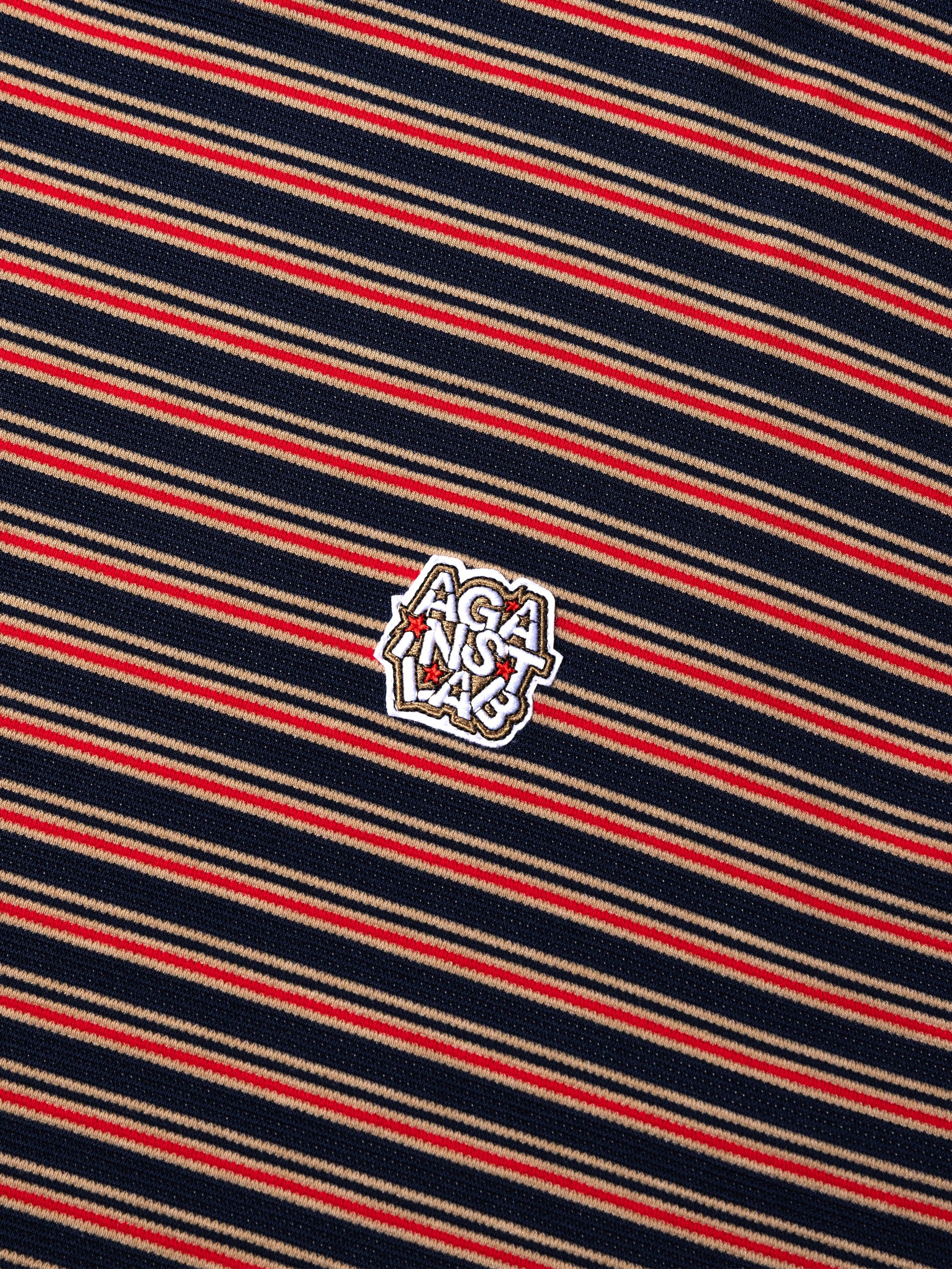 STRIPE LOUNGE TEE RED - BEV C multi label store