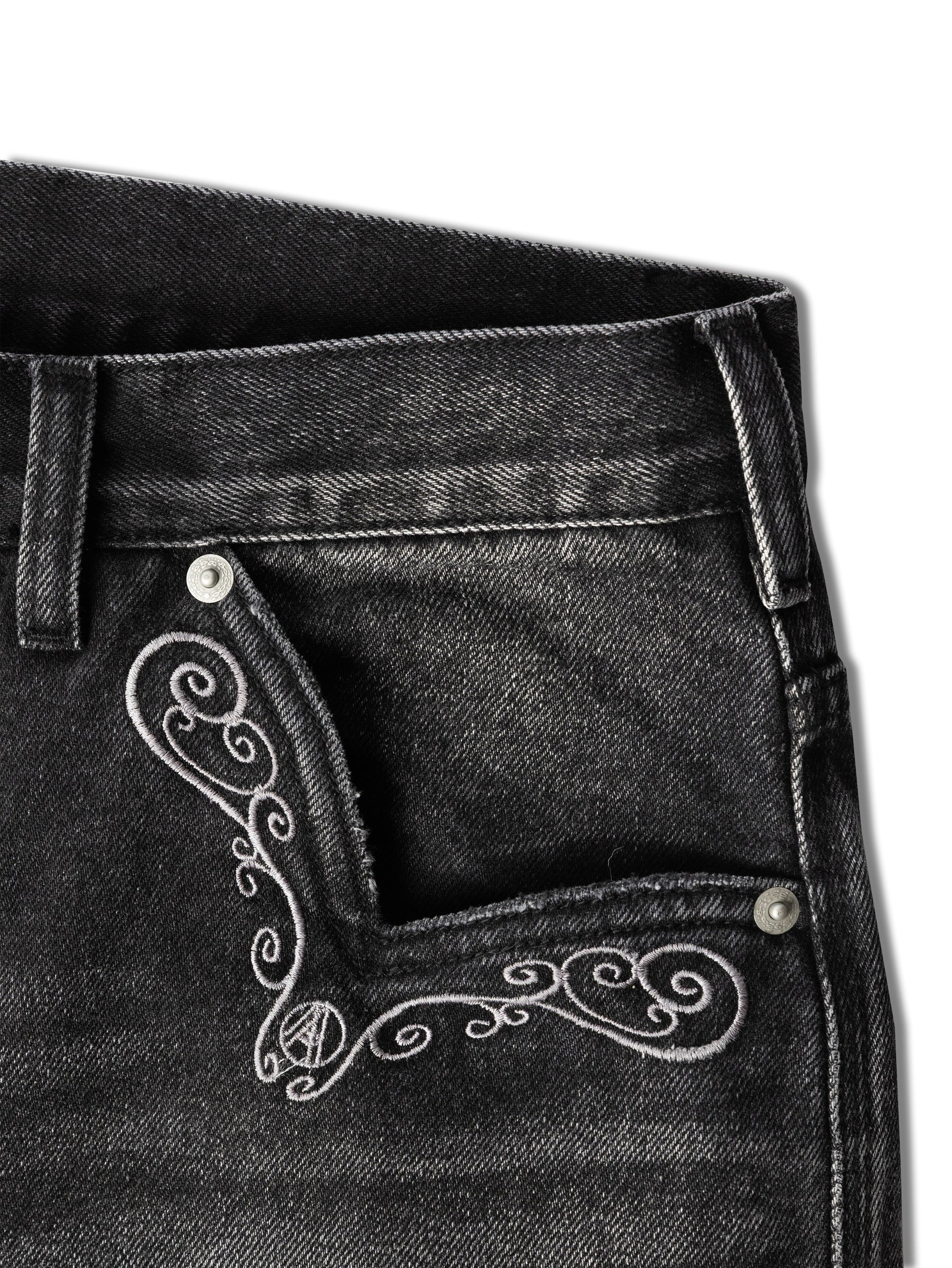 COWBOY WASHED PERFECT JEANS BLACK - BEV C multi label store