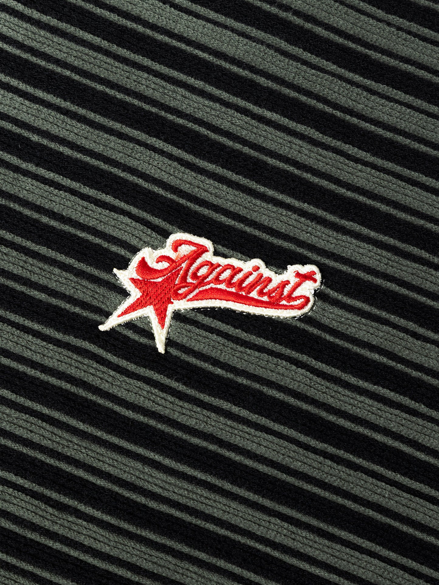 STRIPE STAR LOUNGE TEE GREEN - BEV C multi label store