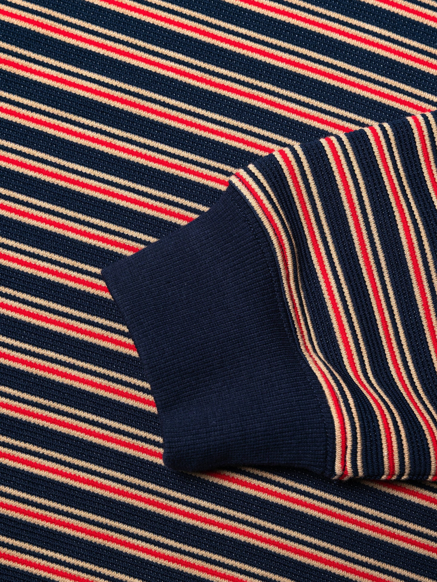 STRIPE LOUNGE TEE RED - BEV C multi label store