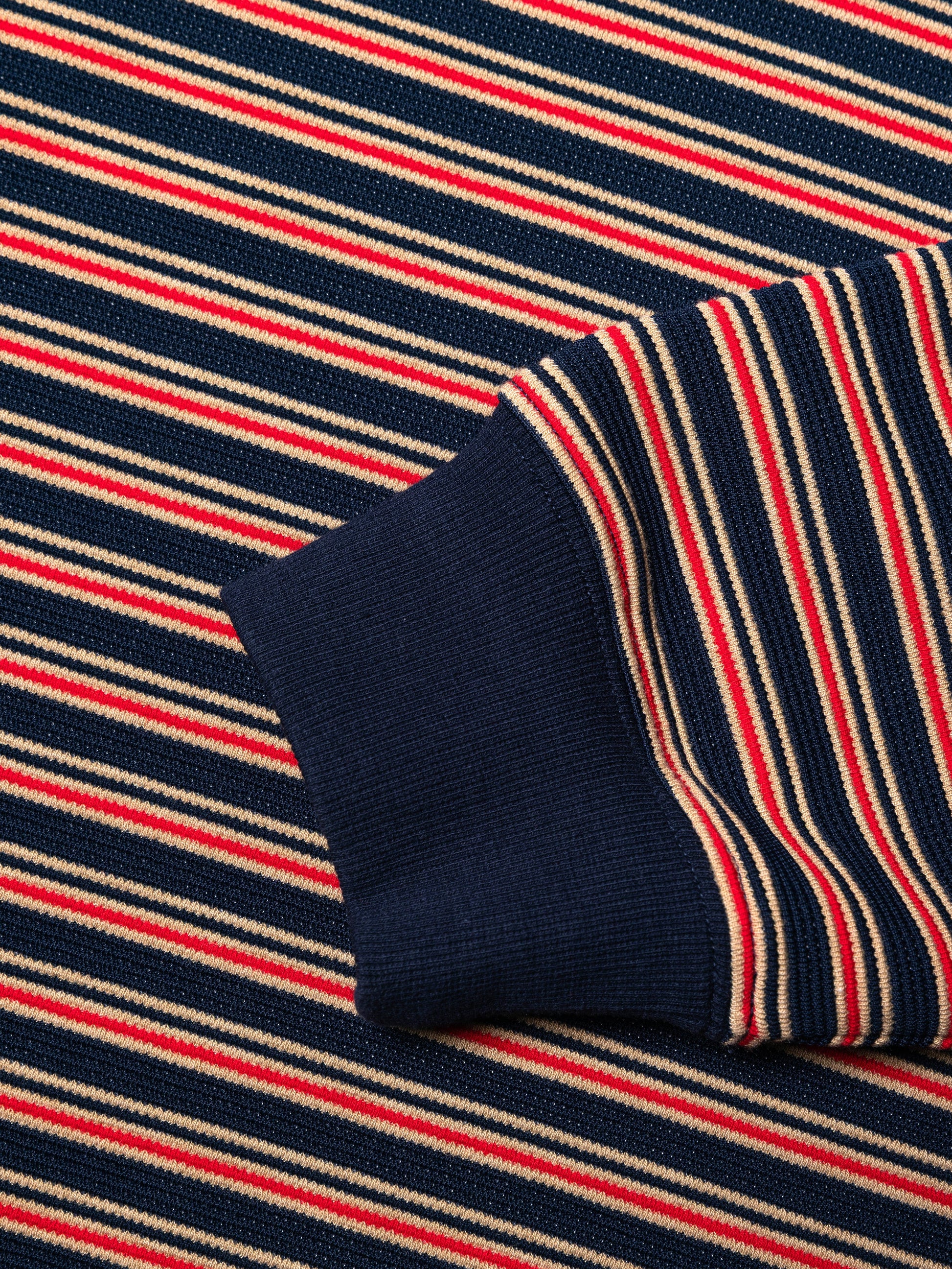 STRIPE LOUNGE TEE RED - BEV C multi label store