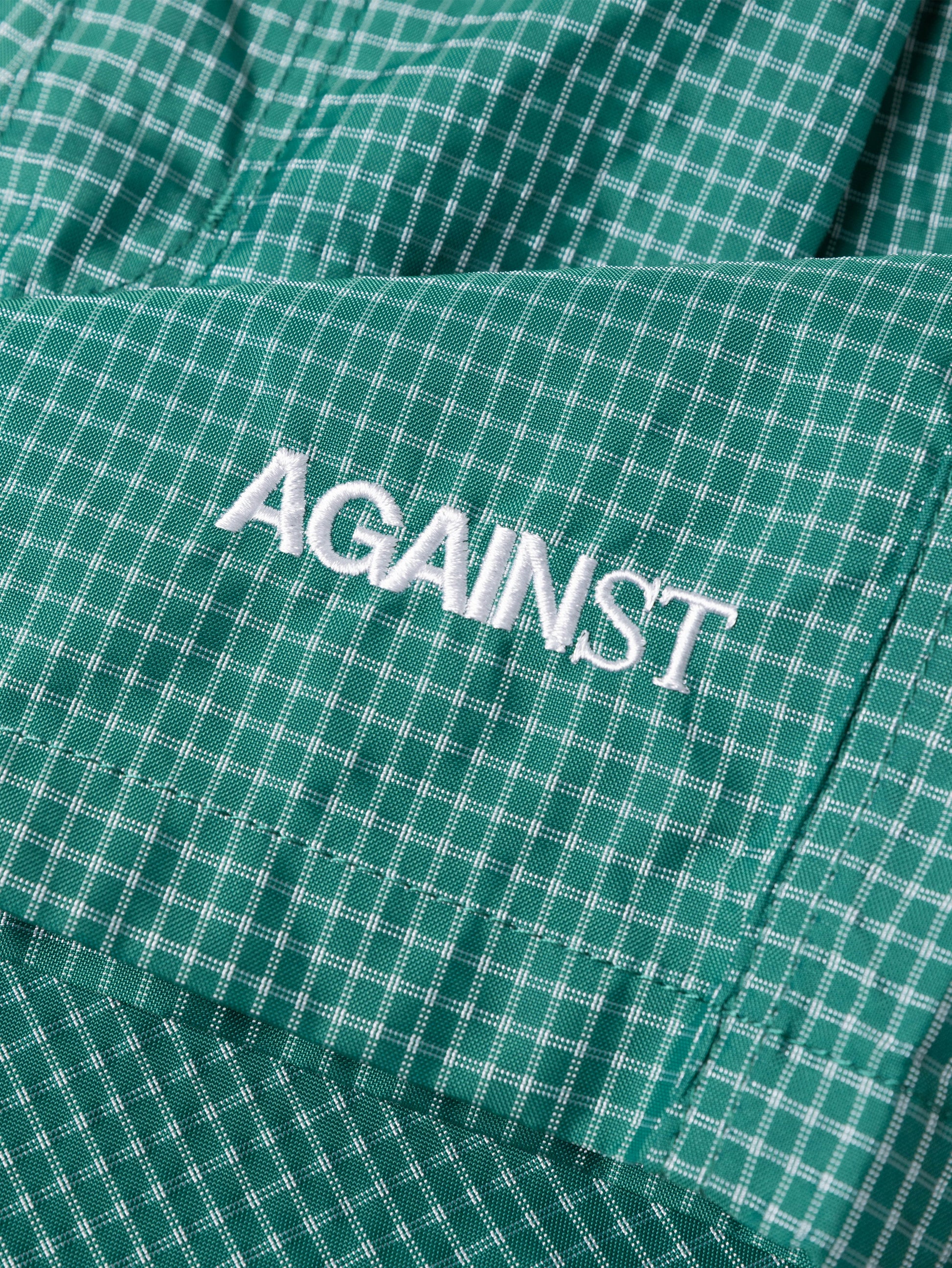 NYLON RIPSTOP MONEY SHORTS GREEN - BEV C multi label store