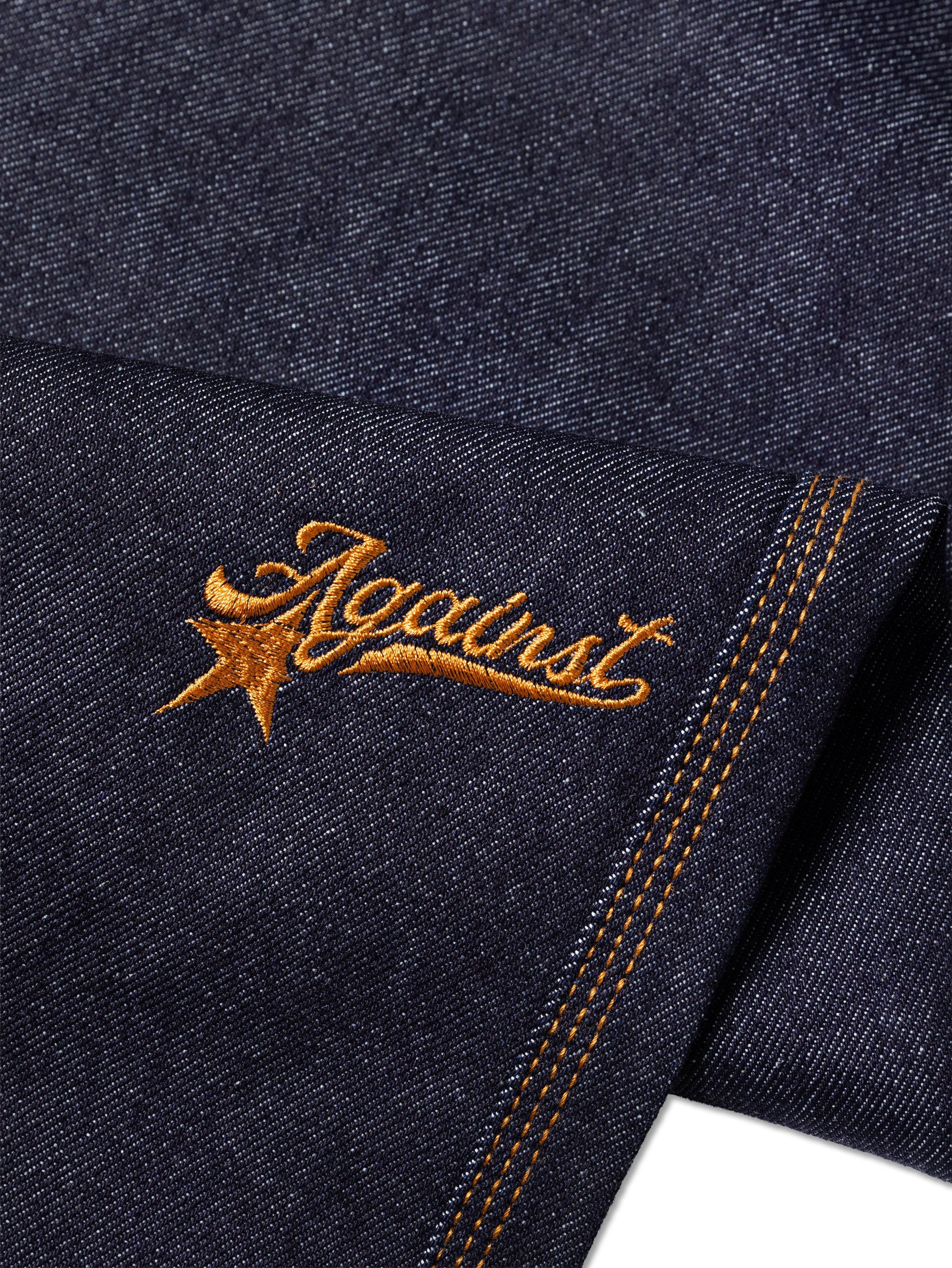 STAR LOGO RAW JEANS - BEV C multi label store