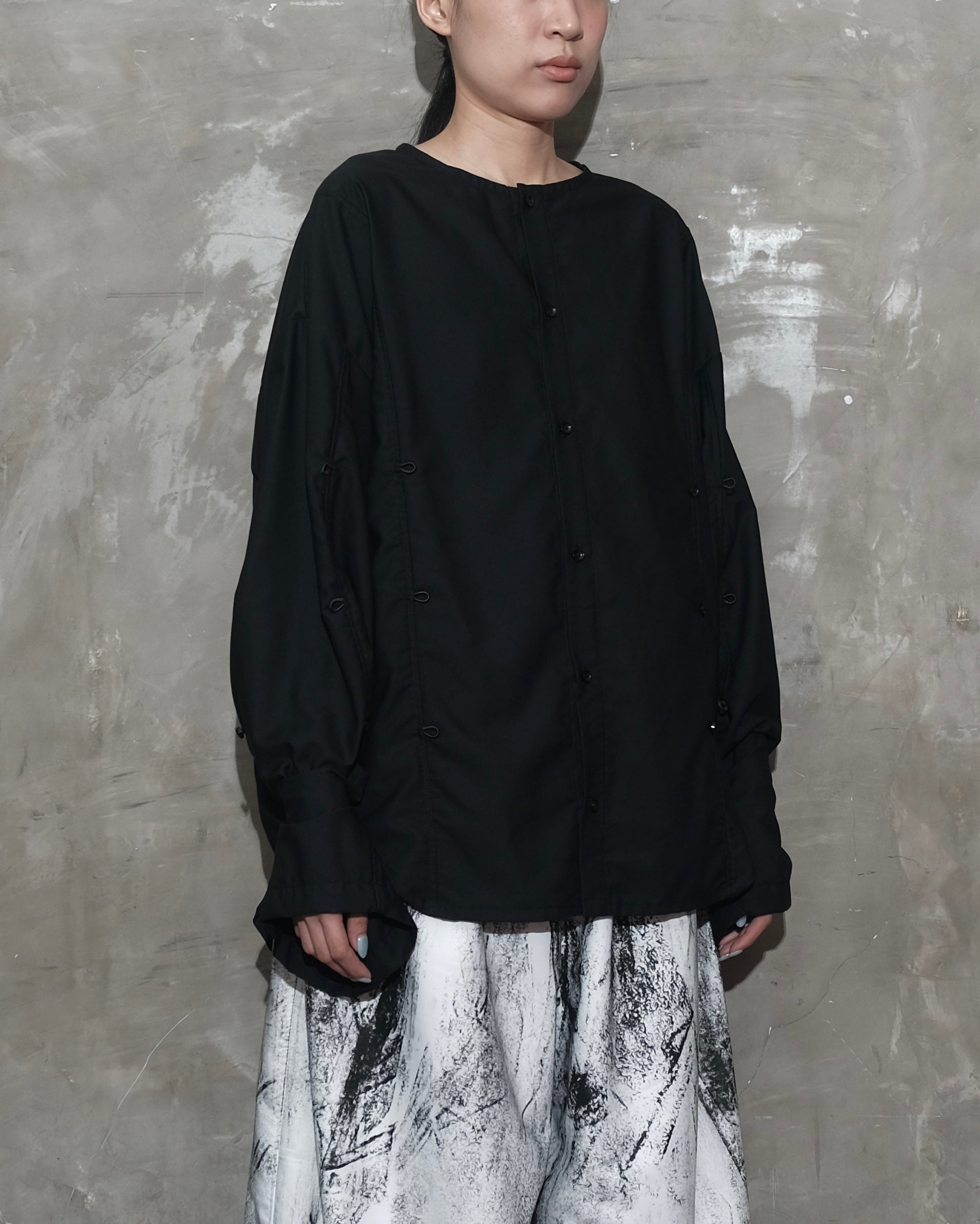 Puzzle Shirt in Black - BEV C multi label store
