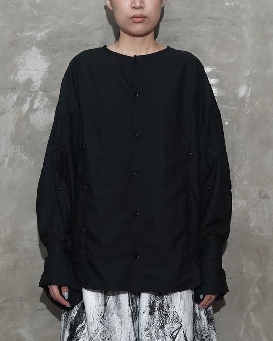Puzzle Shirt in Black - BEV C multi label store
