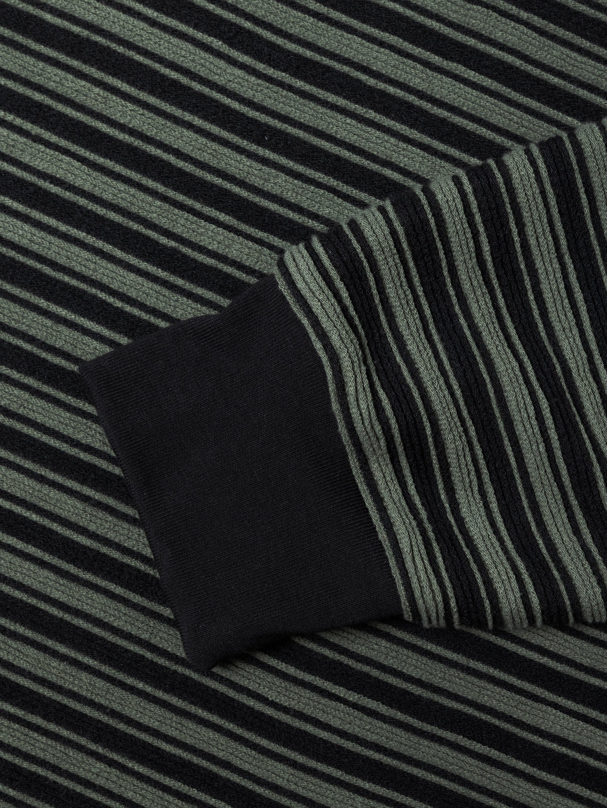 STRIPE STAR LOUNGE TEE GREEN - BEV C multi label store