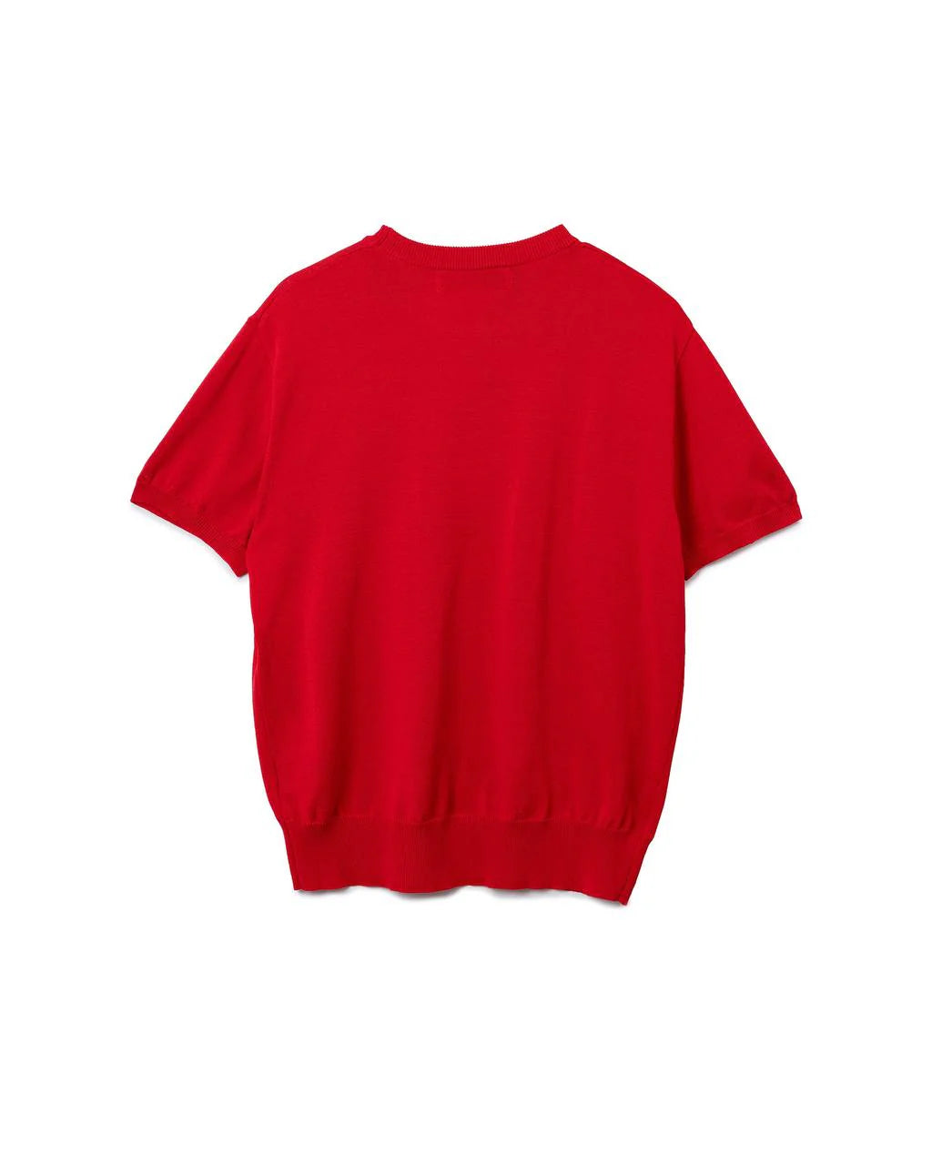 Clean Fit Knit Tee - Red