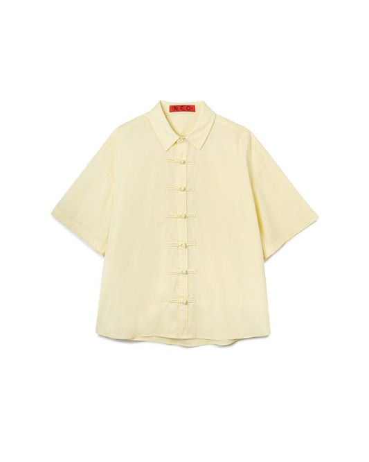 VOL.3_CH.1 Mandarin Basic Shirt - Yellow - BEV C multi label store