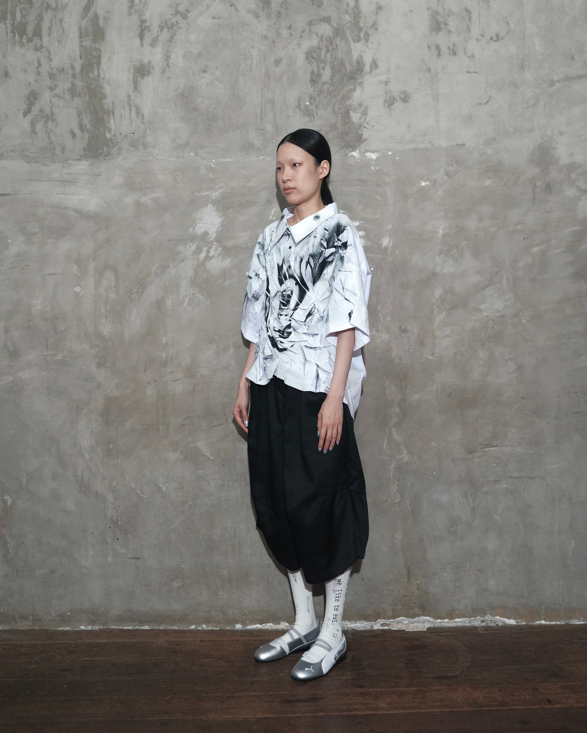 Curveform Jorts in Black - BEV C multi label store