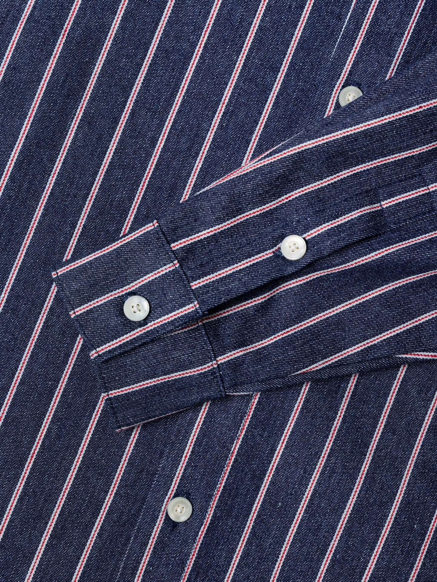 DENIM STRIPE L/S SHIRT - BEV C multi label store