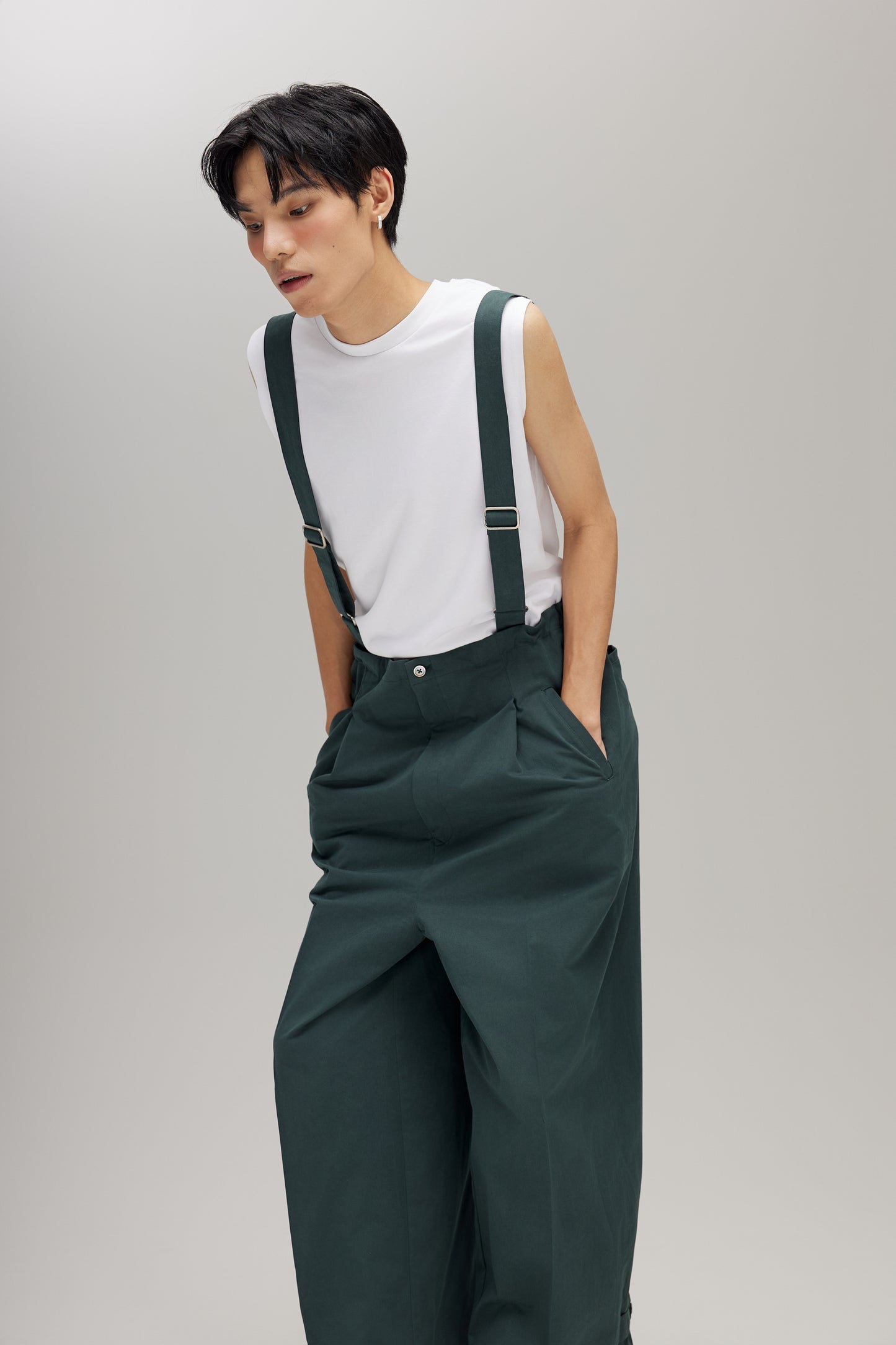 BARUN TROUSERS  IN DEEP FOREST - BEV C multi label store