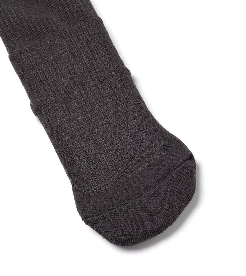 HANCHOR x nozzle quiz - "Peak Carbon" RWS Merino wool Hike trek socks - BEV C multi label store