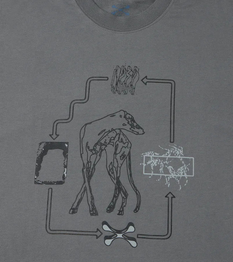 Iron - Hound hoof L/S Tee - BEV C multi label store