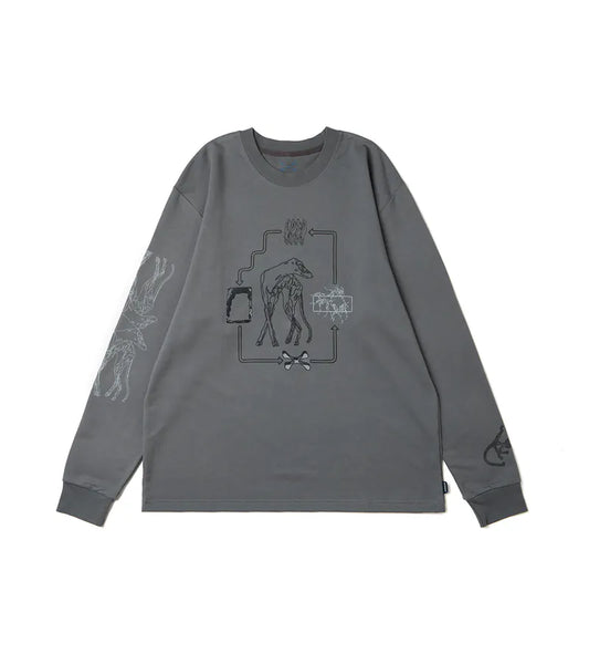 Iron - Hound hoof L/S Tee - BEV C multi label store