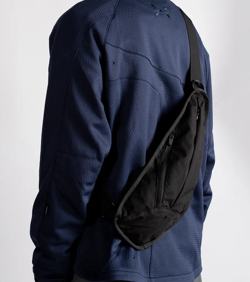2-Side crossbody bag (CORDURA®)-Black - BEV C multi label store