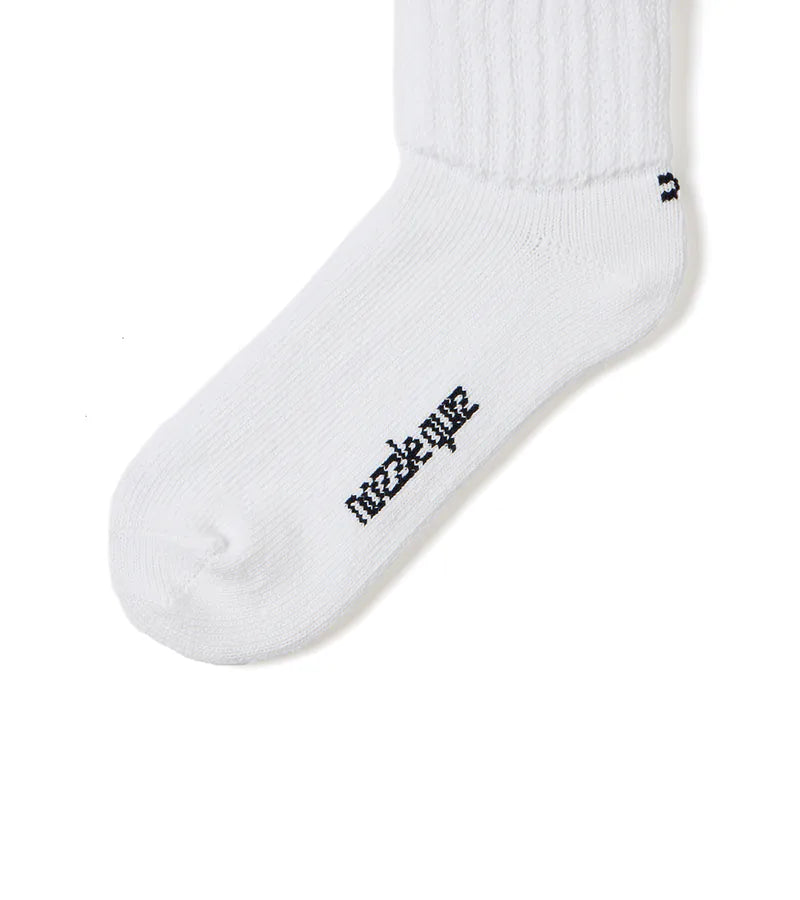 Essential O'skool Low Socks - White - BEV C multi label store