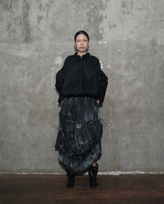 Orbit Skirt in Black Chaos