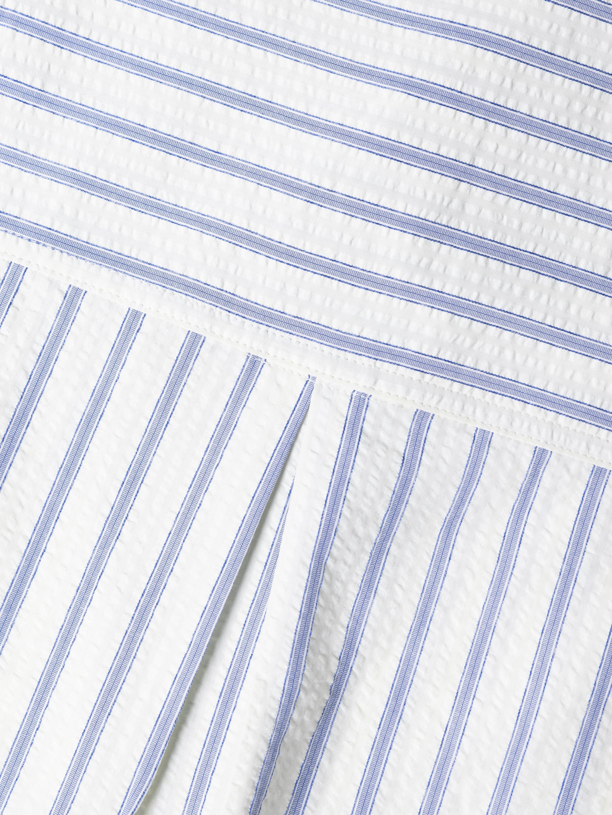 STRIPE STANDARD SHIRT WHITE - BEV C multi label store