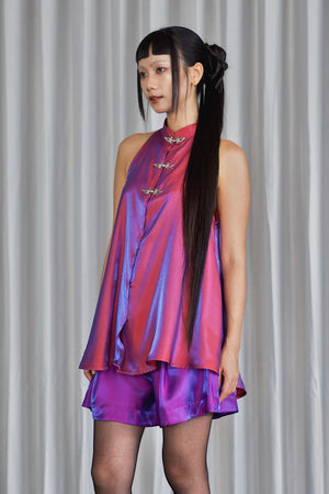 Halter Luna Top (Plum) - BEV C multi label store
