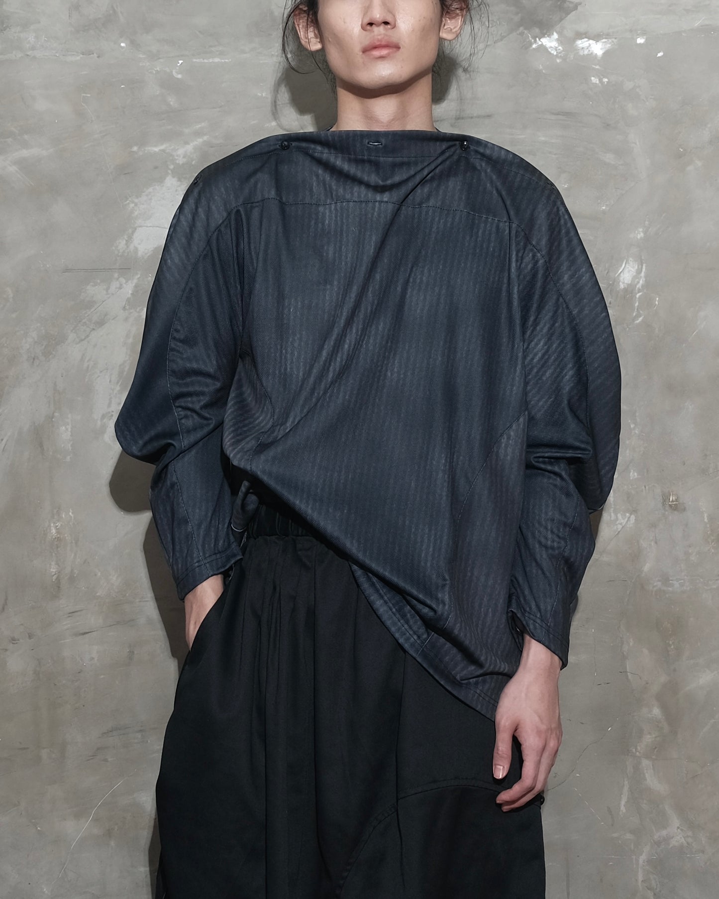 Mushroom Top in Black - BEV C multi label store