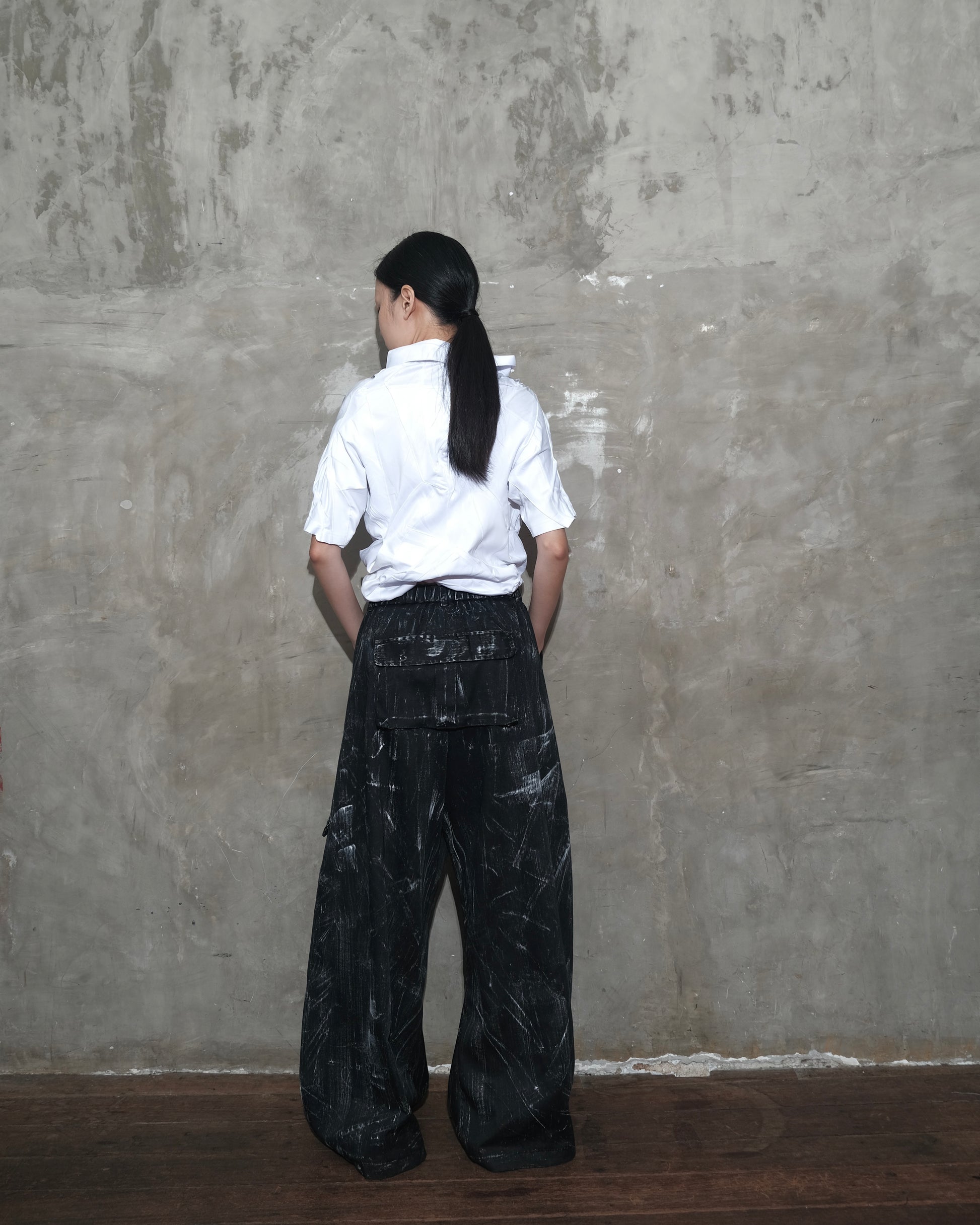 Warp Cargo Pants in Black Chaos - BEV C multi label store