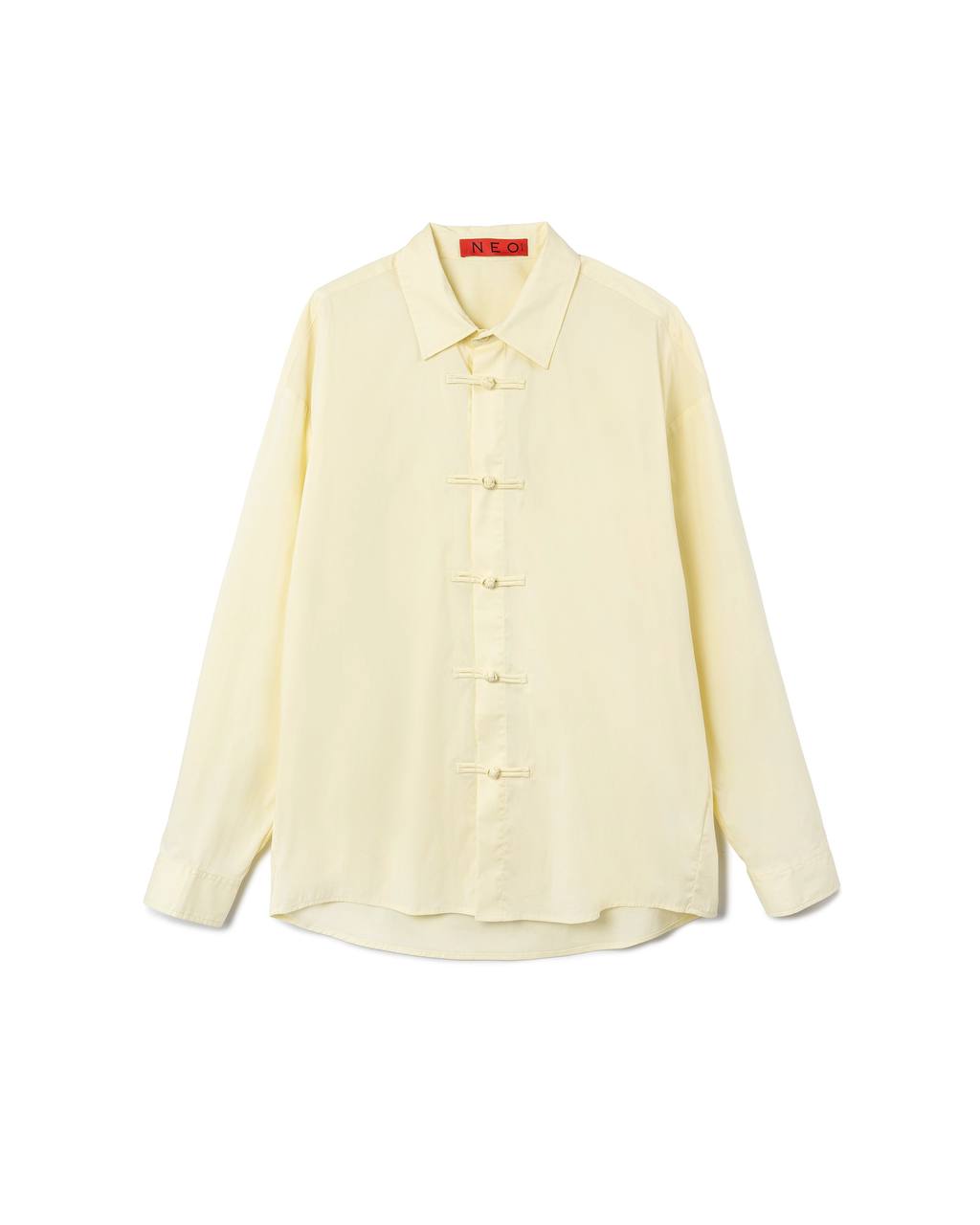 VOL.3_CH.1 Mandarin Long Sleeve Shirt - Yellow - BEV C multi label store