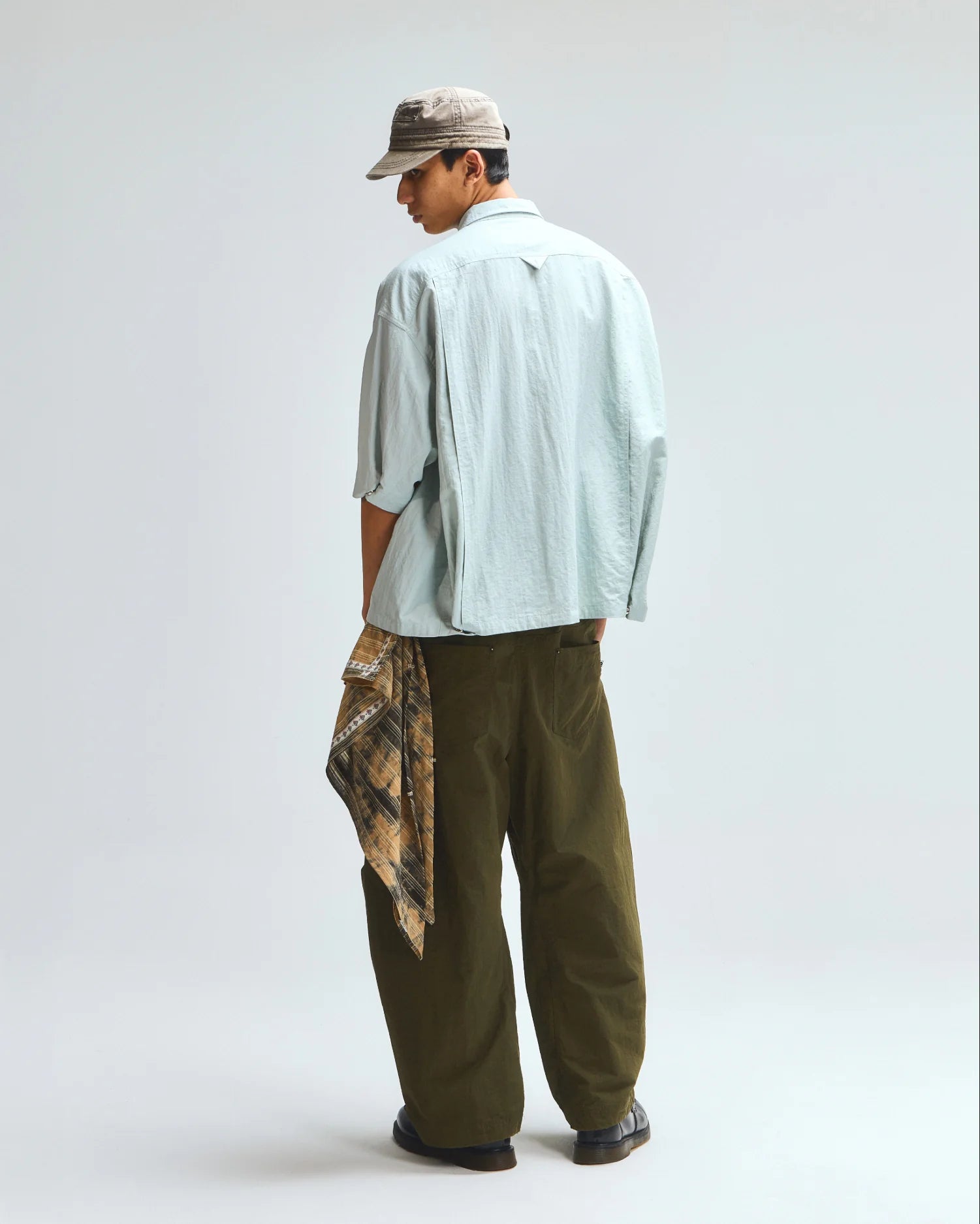 ABP. BIG BRO S/S SHIRT NYLON MINT - BEV C multi label store