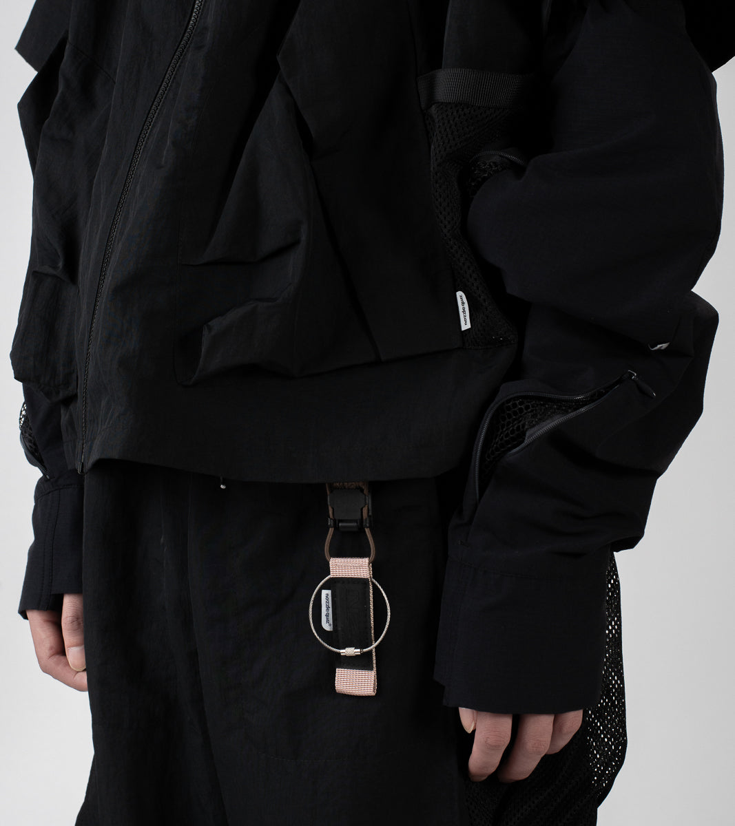 Cordura® Dual Webbing Key Strap - Taupe - BEV C multi label store
