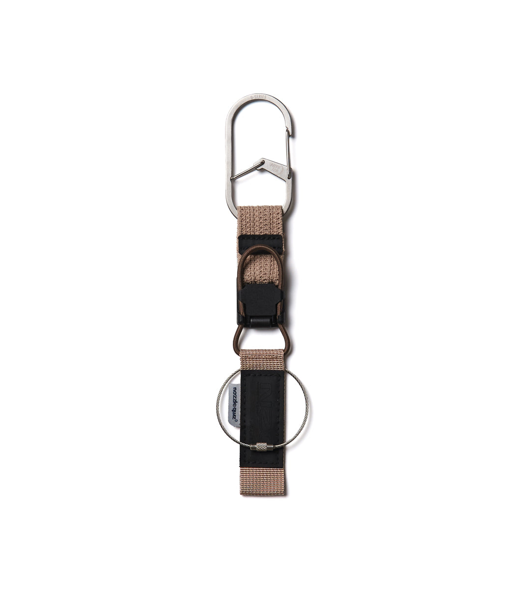 Cordura® Dual Webbing Key Strap - Taupe - BEV C multi label store