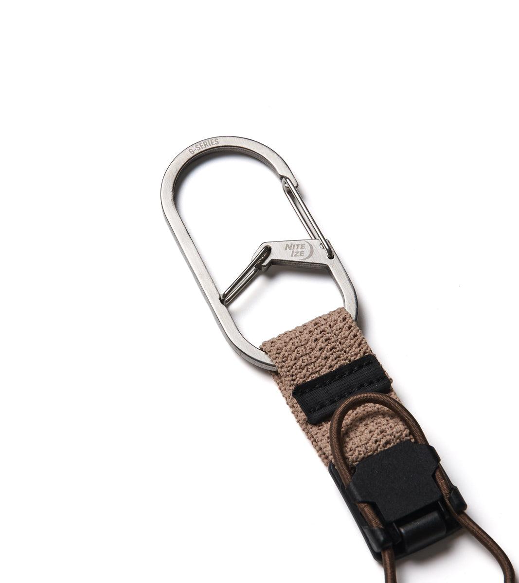 Cordura® Dual Webbing Key Strap - Taupe - BEV C multi label store