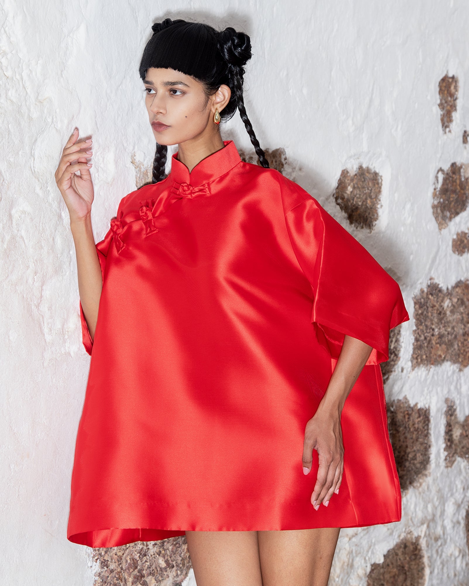 Qipao Oversaiz (Burgundy) - BEV C multi label store