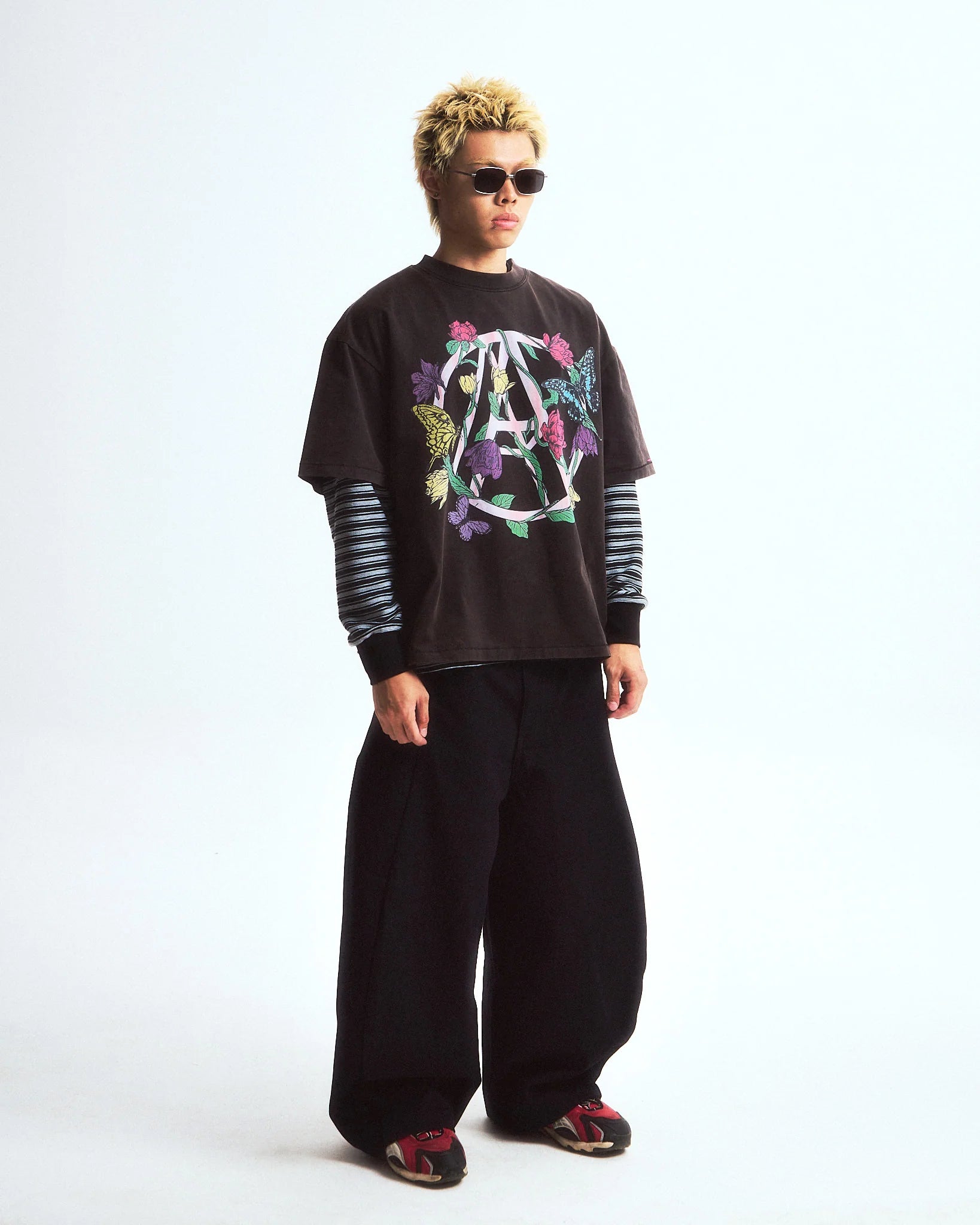 STUDDED YANKII PANTS BLACK - BEV C multi label store